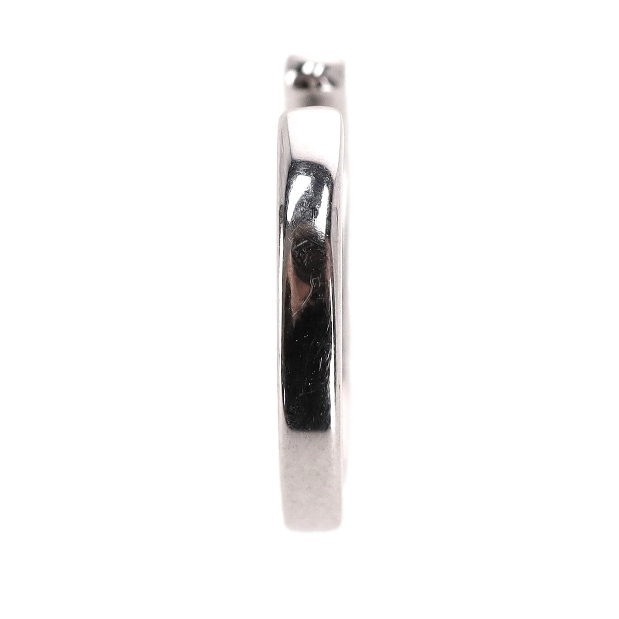 14k White Gold & Diamond Ear Cuff - Image 4