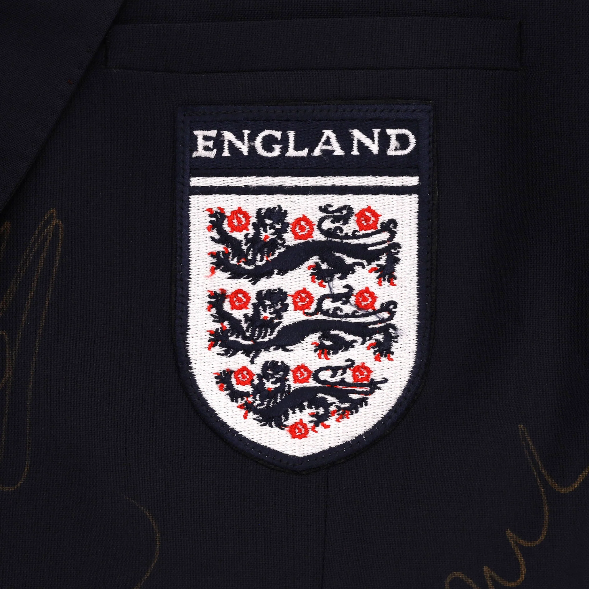 2002 World Cup England Squad Official Tour Suit - Hand Signed By All Players - Image 7