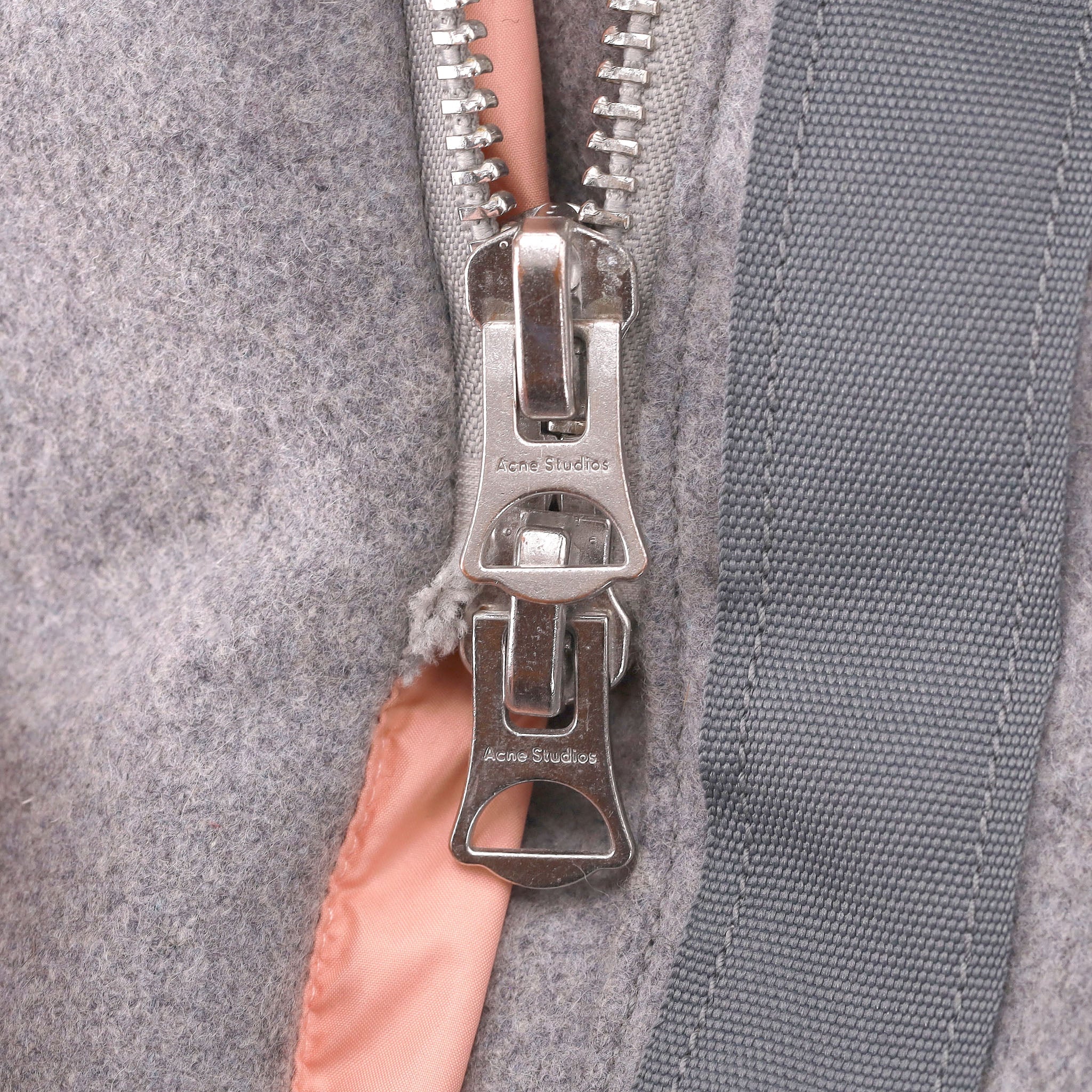 Acne Studios 'Alston' Oversized Wool & Cashmere Blend Down Parka Coat. Size 32FR - Image 5