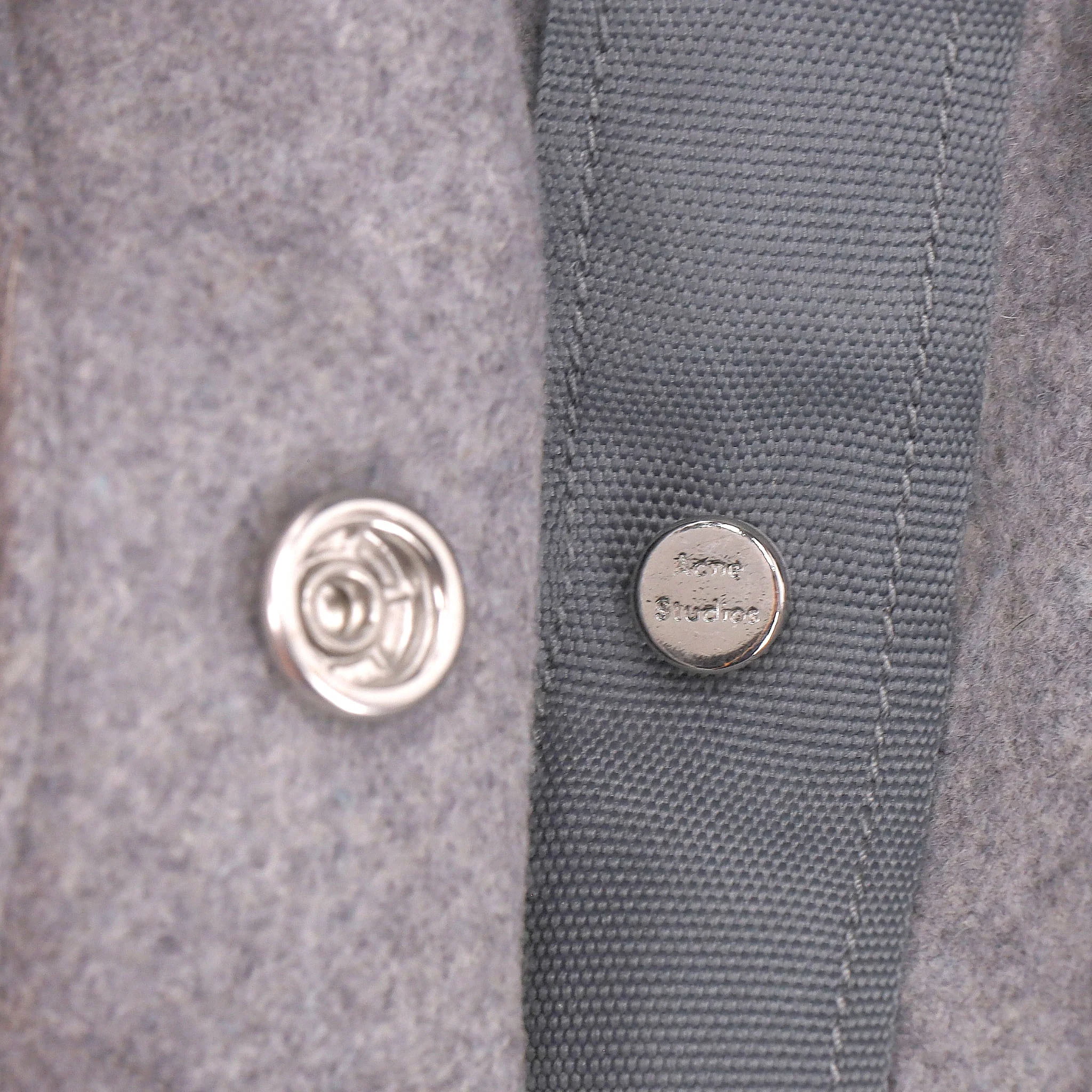 Acne Studios 'Alston' Oversized Wool & Cashmere Blend Down Parka Coat. Size 32FR - Image 6