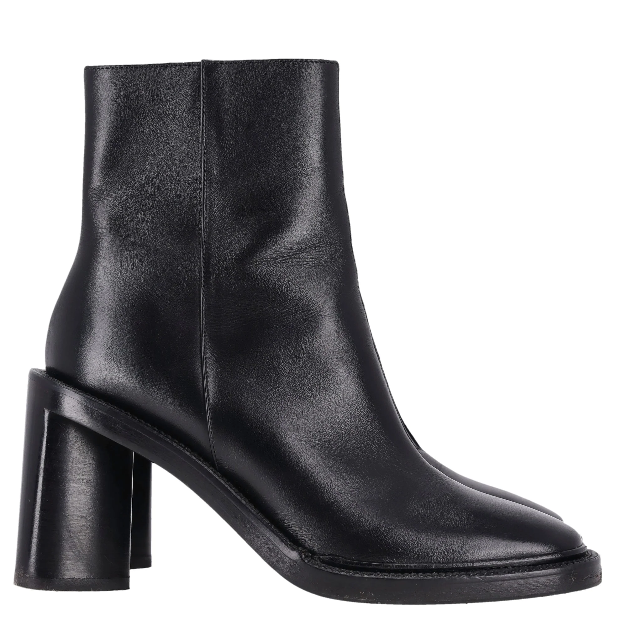 Acne Studios Booker Leather Ankle Boots. Size 35 - Image 4