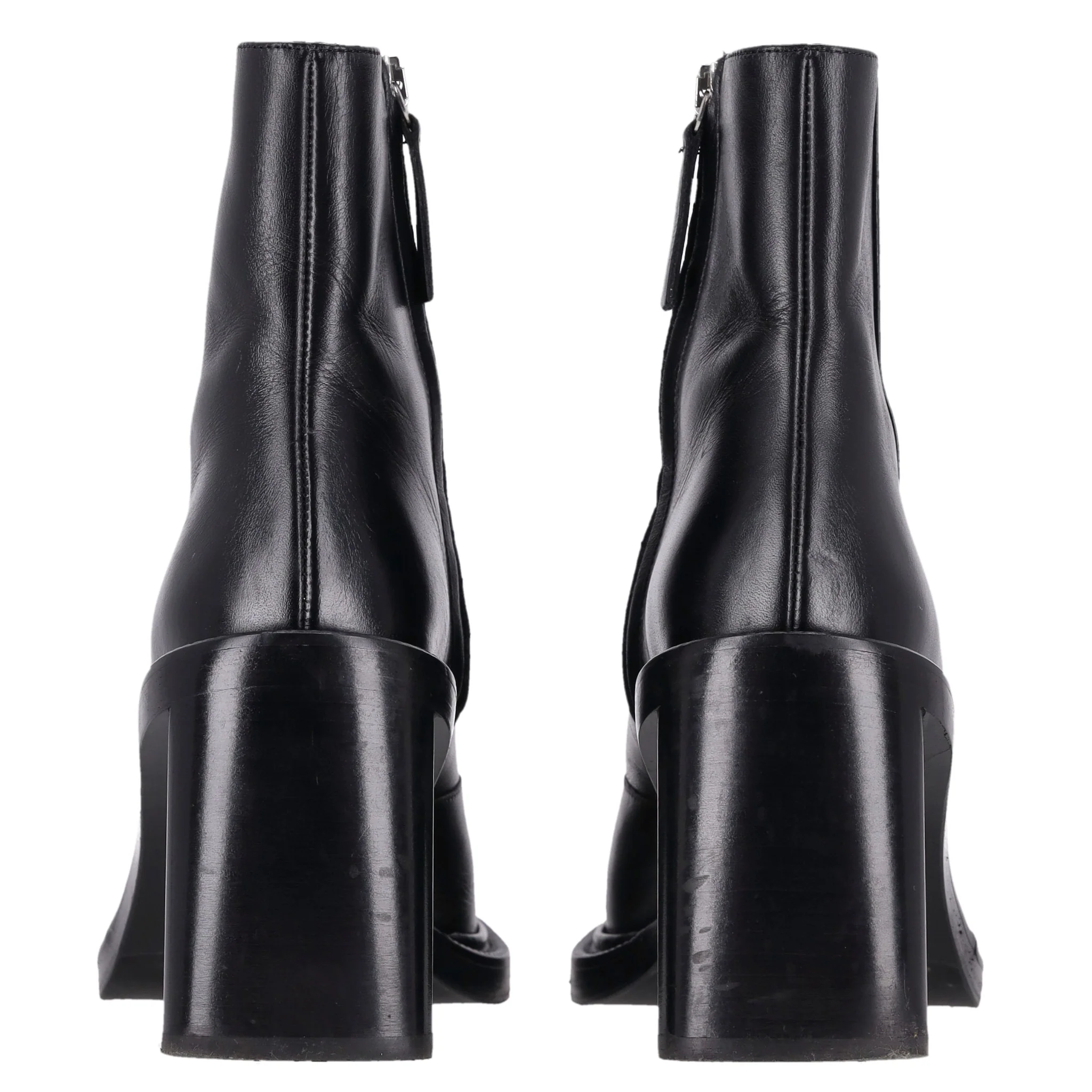 Acne Studios Booker Leather Ankle Boots. Size 35 - Image 5