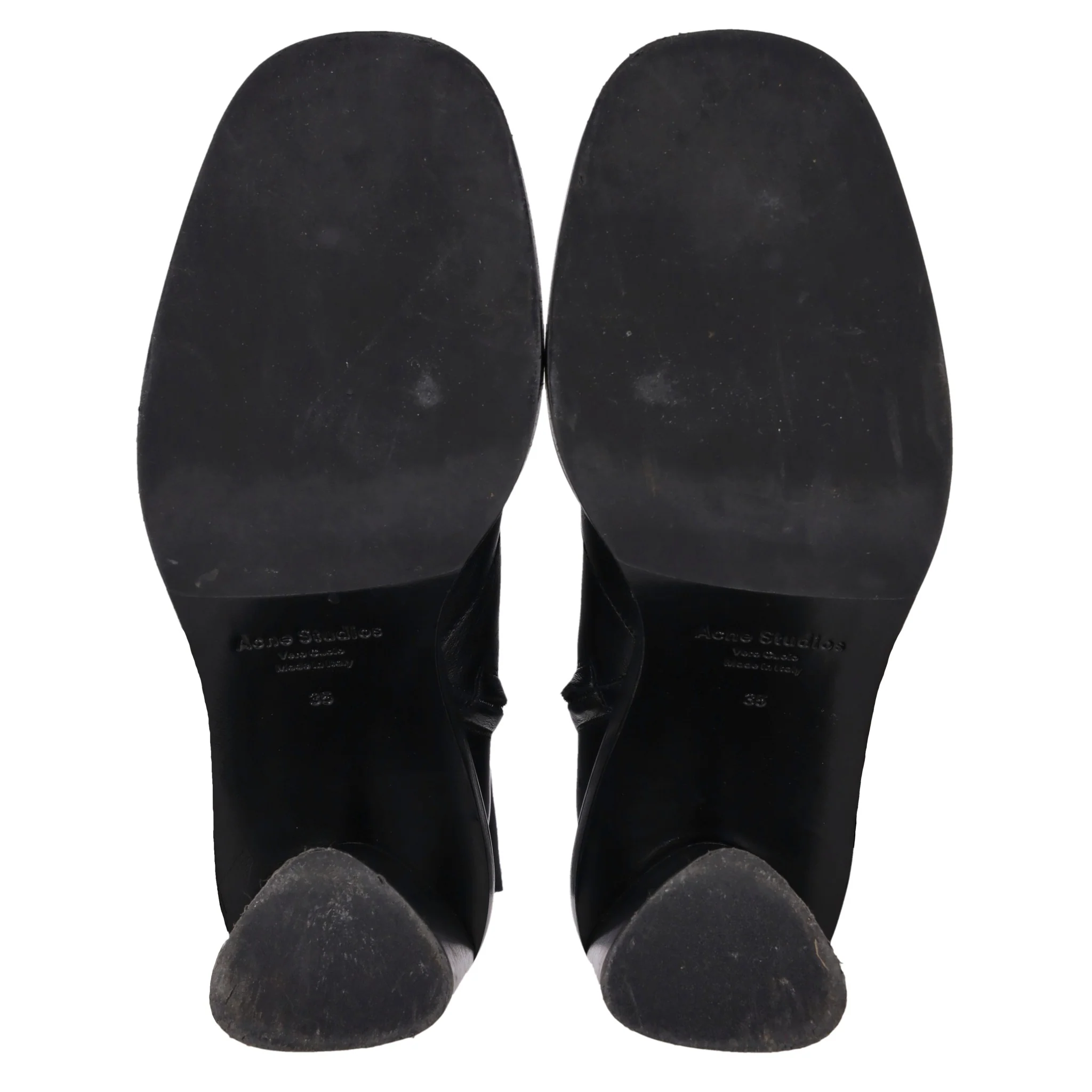 Acne Studios Booker Leather Ankle Boots. Size 35 - Image 6