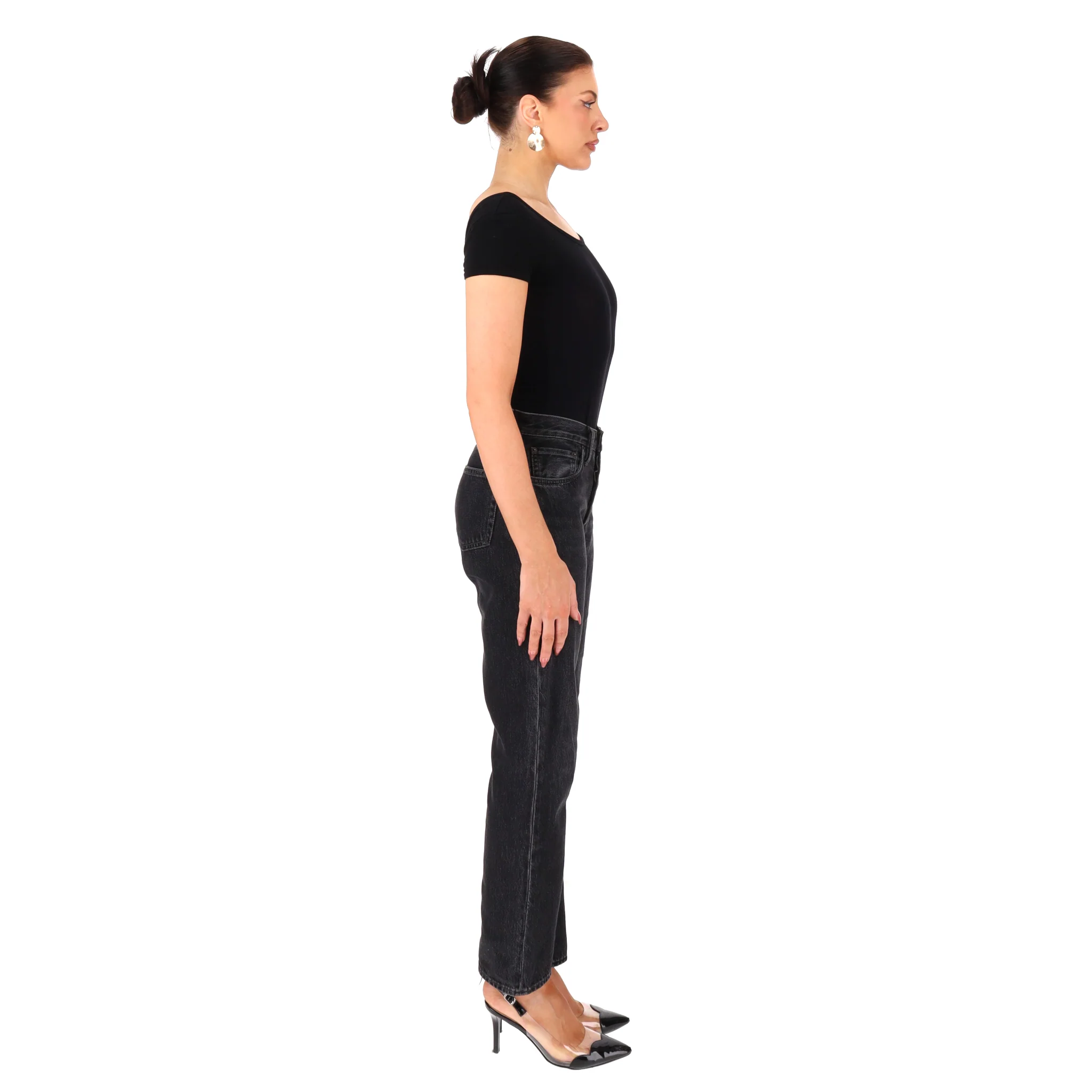 Acne Sudios 1997 Slim-Straight Jeans. Size 25 - Image 3