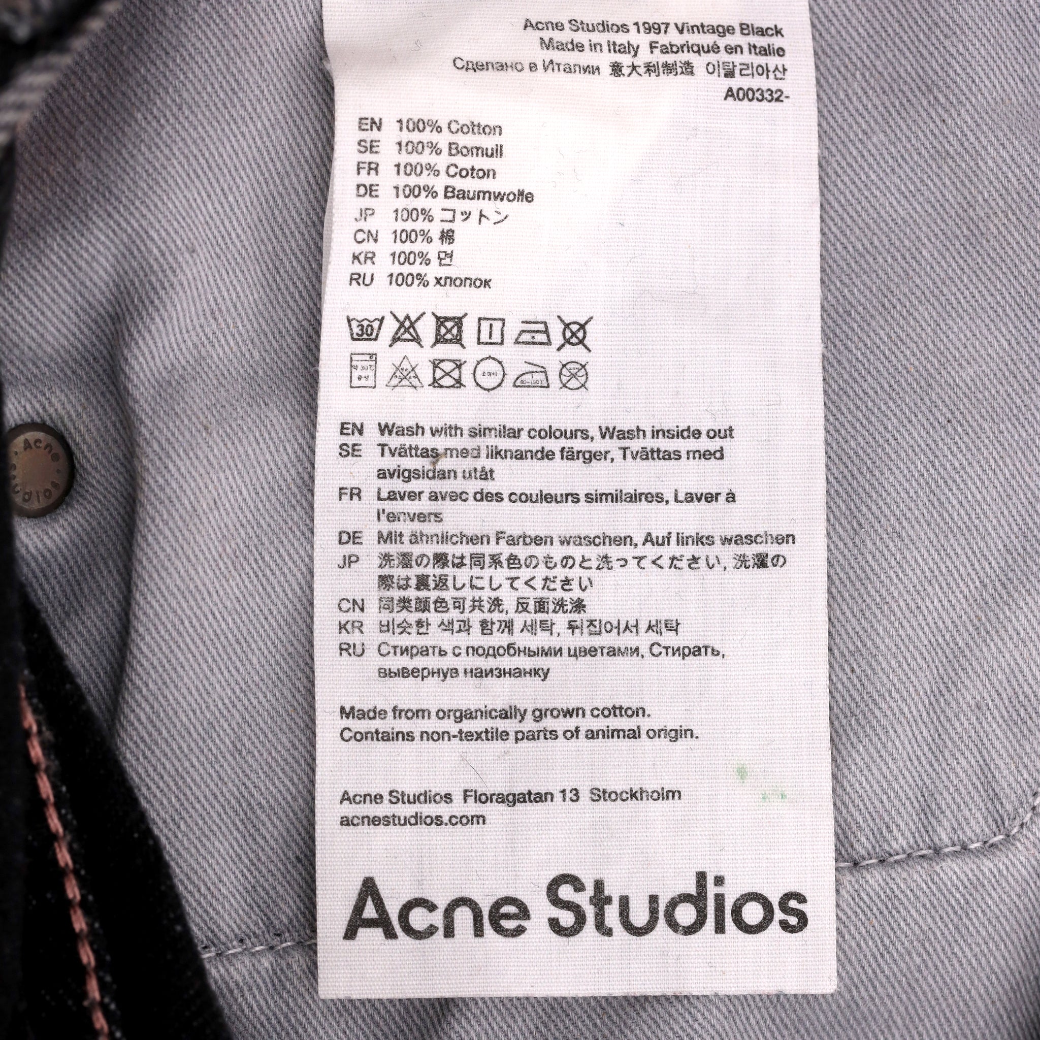 Acne Sudios 1997 Slim-Straight Jeans. Size 25 - Image 8