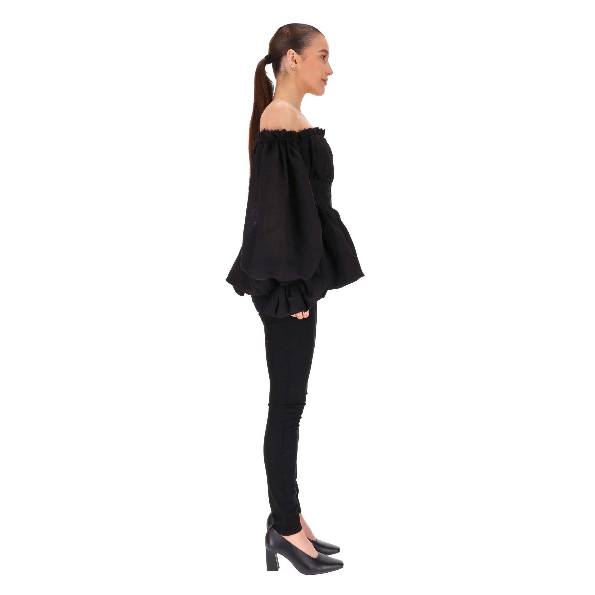 Aje Off-The-Shoulder Ruffle Top. Size 10UK - Image 3