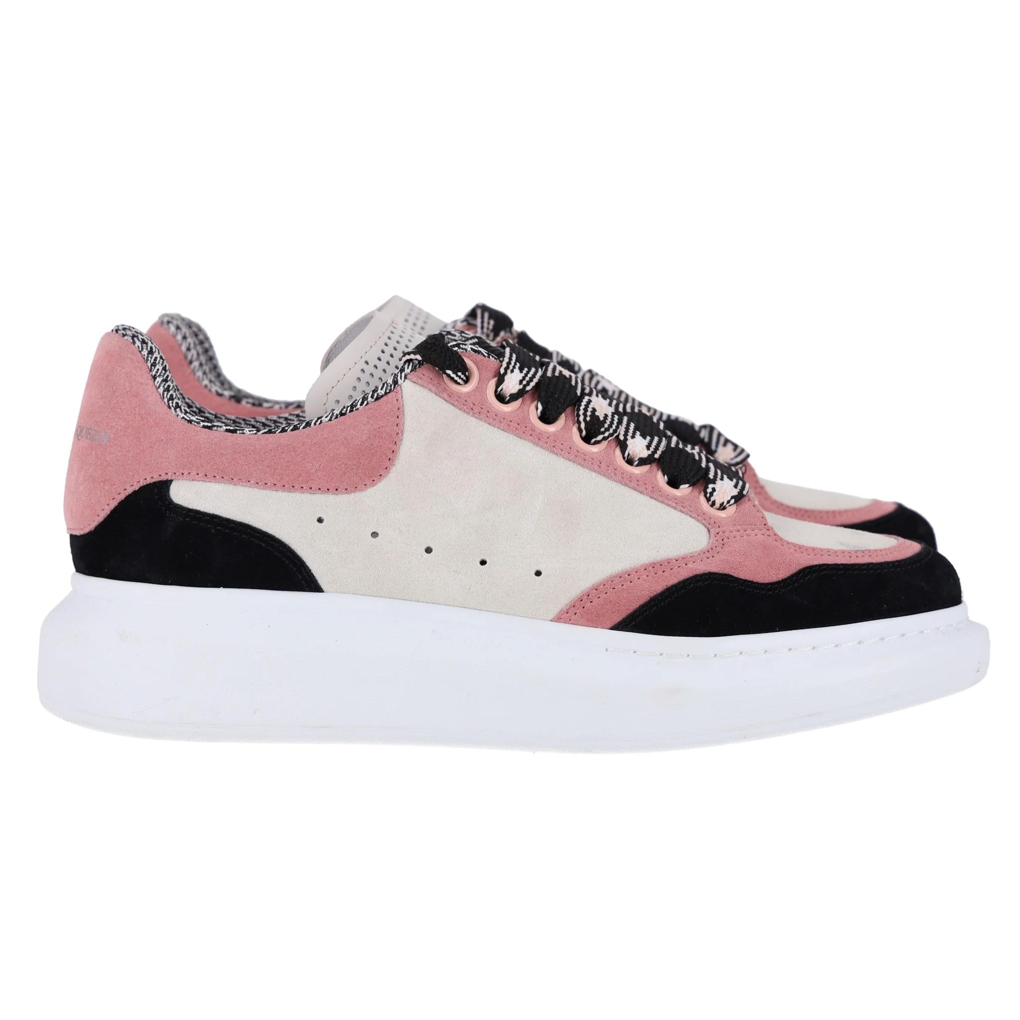 Alexander McQueen Oversized Low-Top Suede Sneakers. Size 39 - Image 3