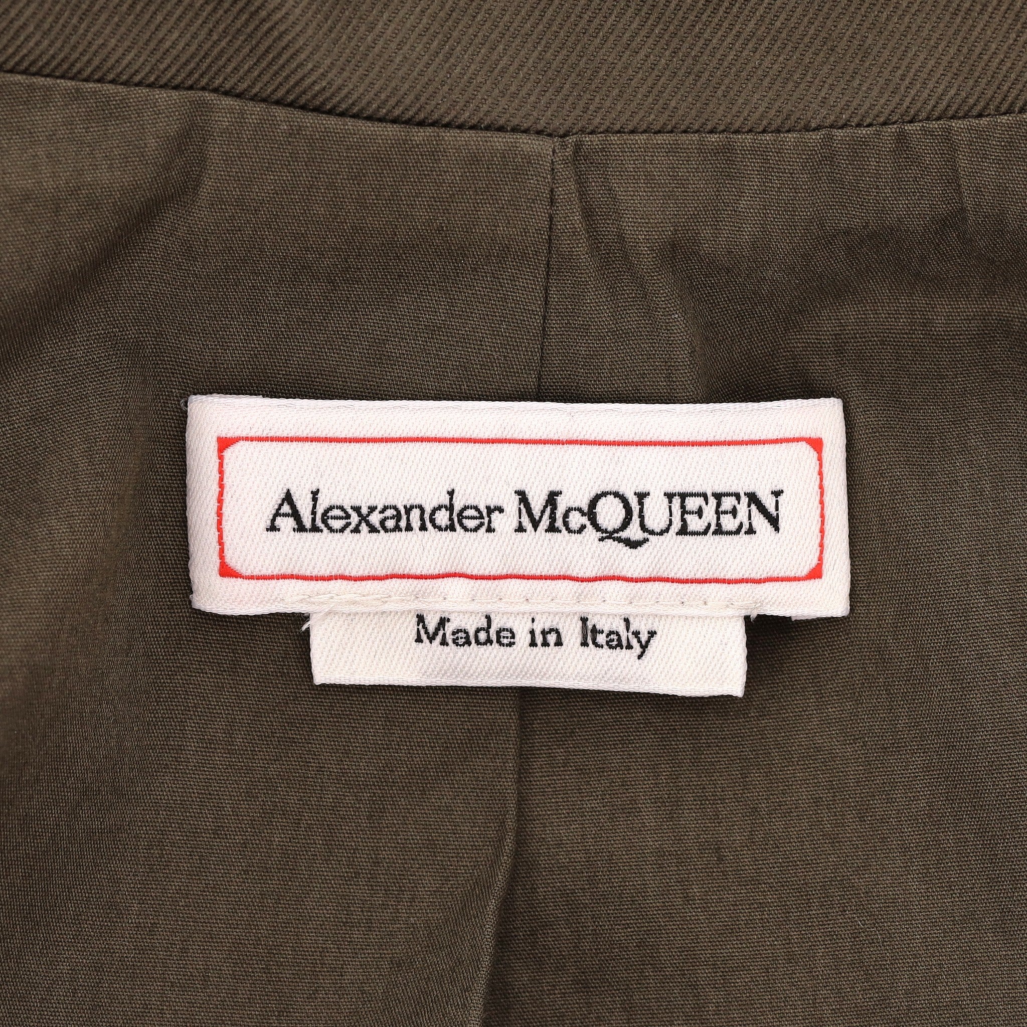 Alexander McQueen Cotton Gabardine Jacket. Size 42IT - Image 7