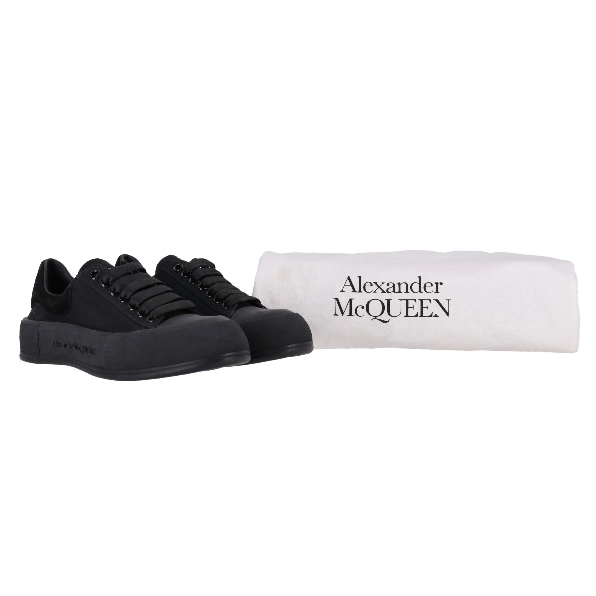 Alexander McQueen Deck Skate Plimsoll Sneakers. Size 40 - Image 3