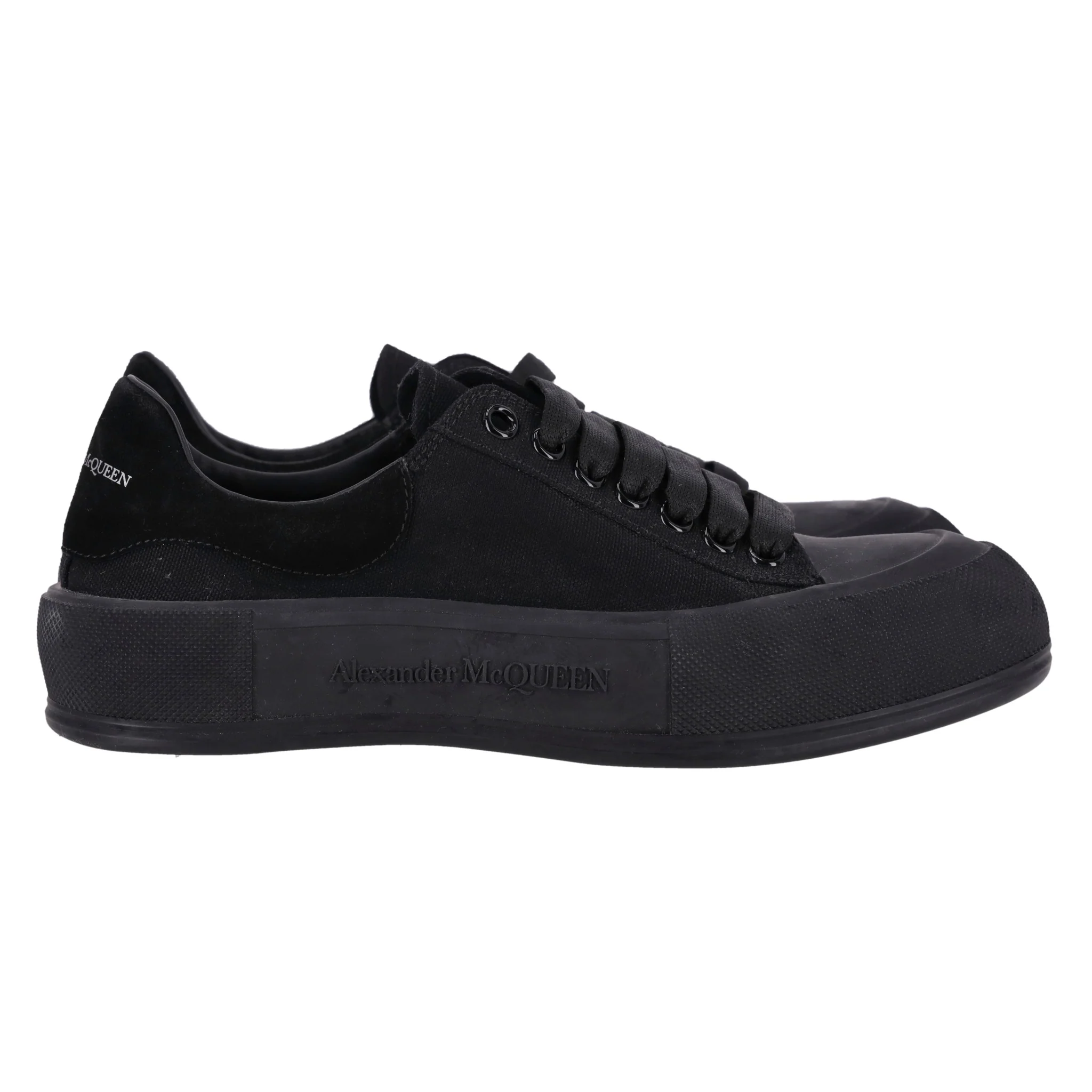 Alexander McQueen Deck Skate Plimsoll Sneakers. Size 40 - Image 4