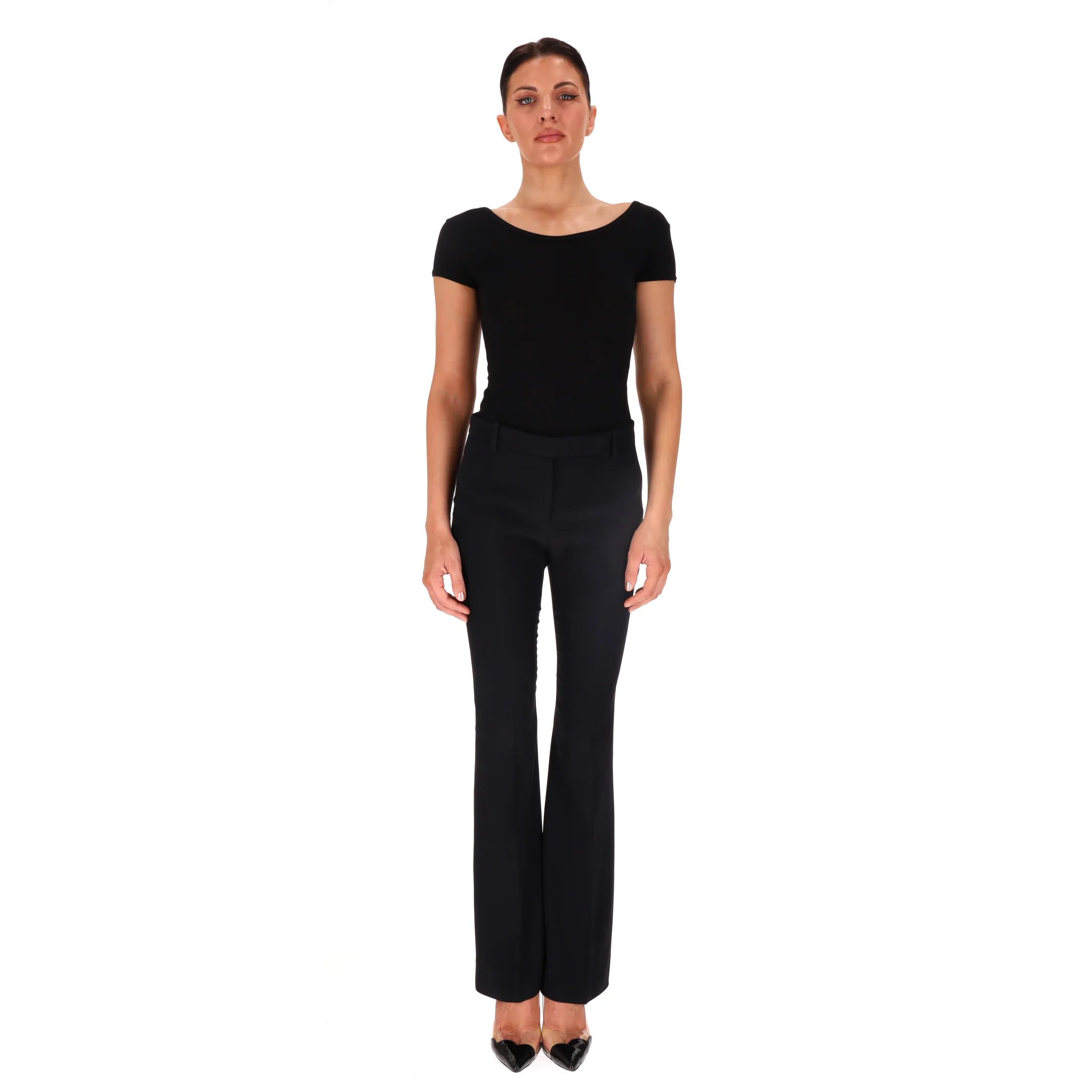 Alexander McQueen Flared Tailored Trousers. Size 40IT - Image 2