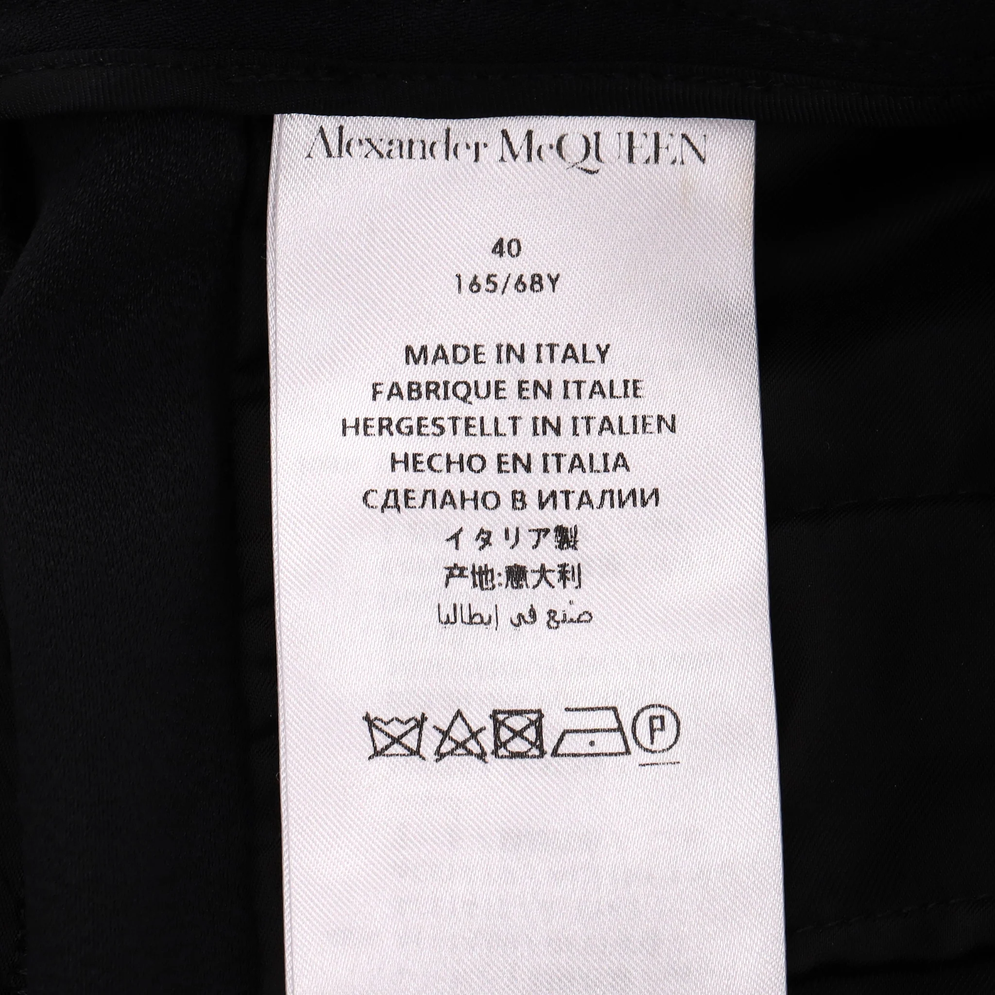 Alexander McQueen Flared Tailored Trousers. Size 40IT - Image 7