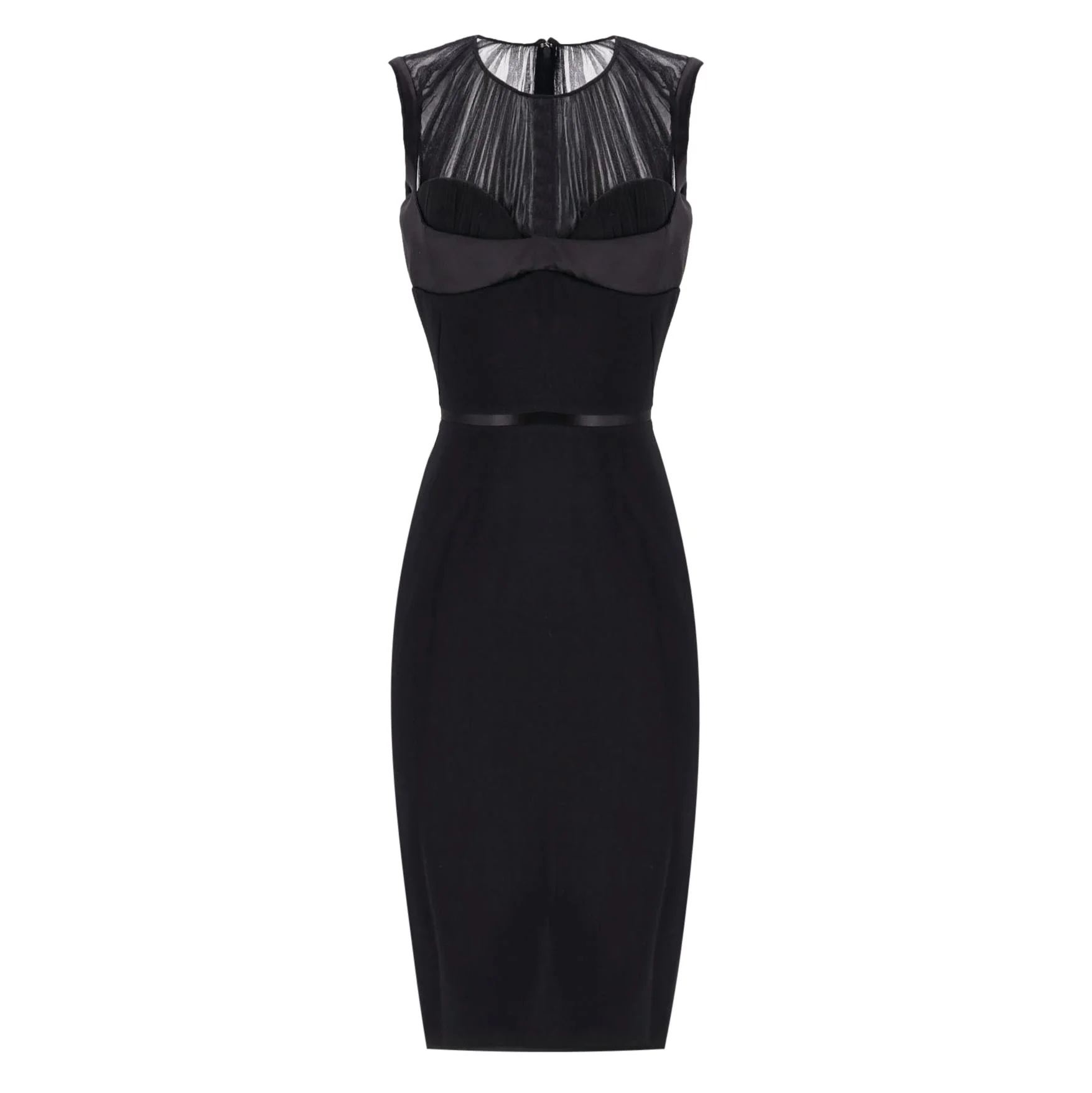 Alexander McQueen Harness Pencil Dress. Size S
