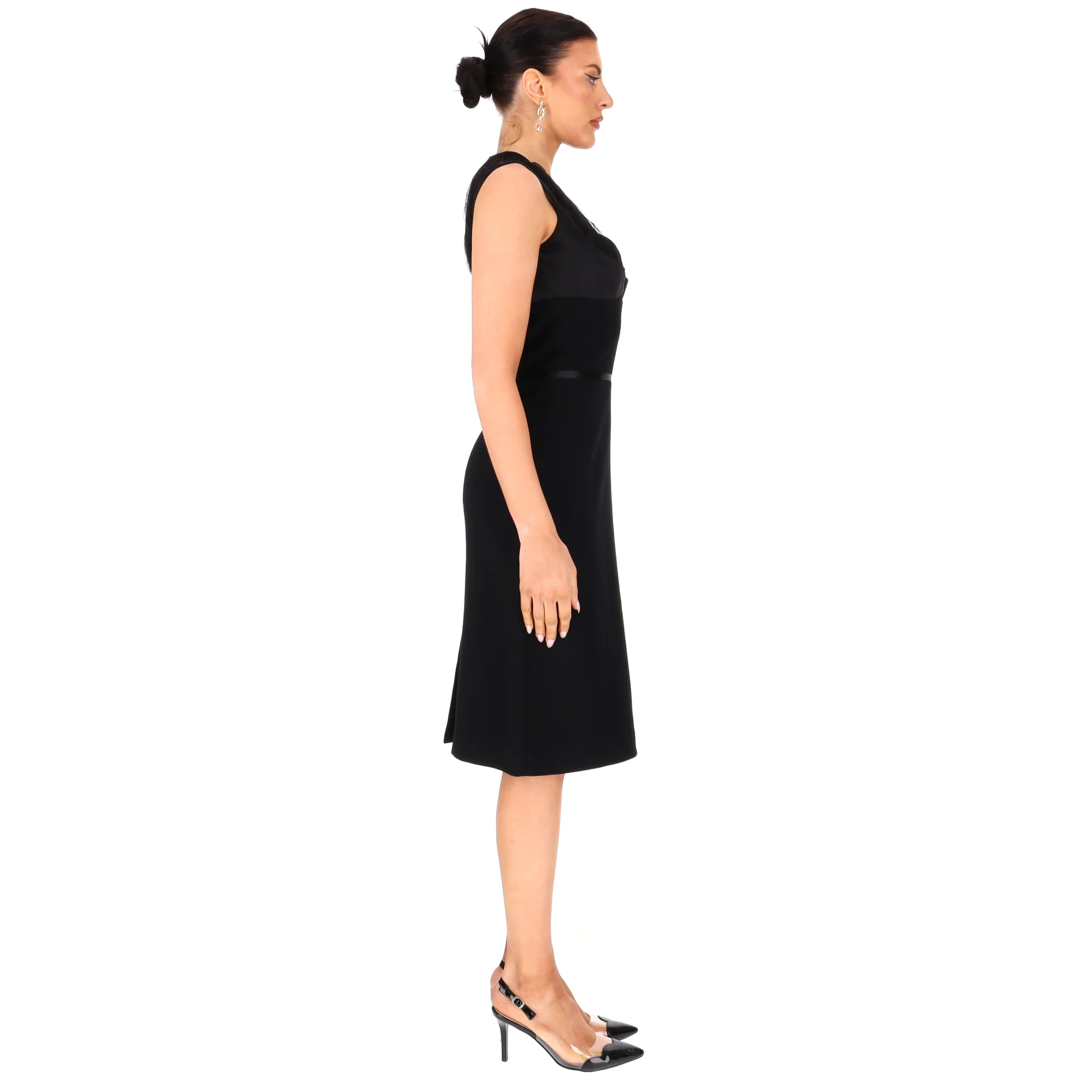 Alexander McQueen Harness Pencil Dress. Size S - Image 3