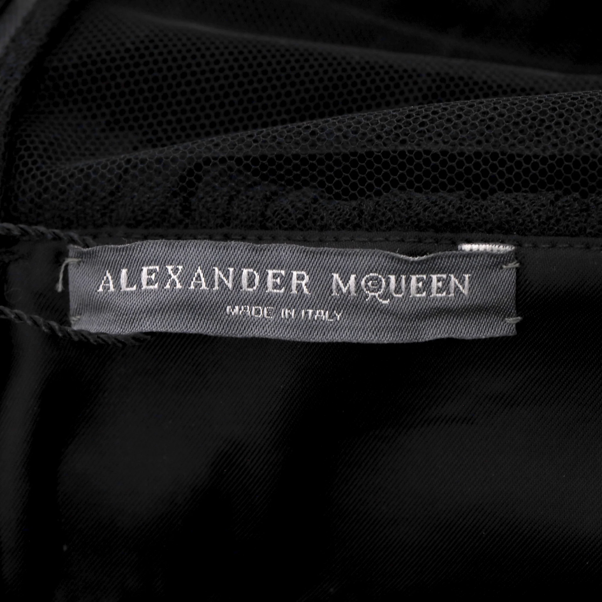 Alexander McQueen Harness Pencil Dress. Size S - Image 8