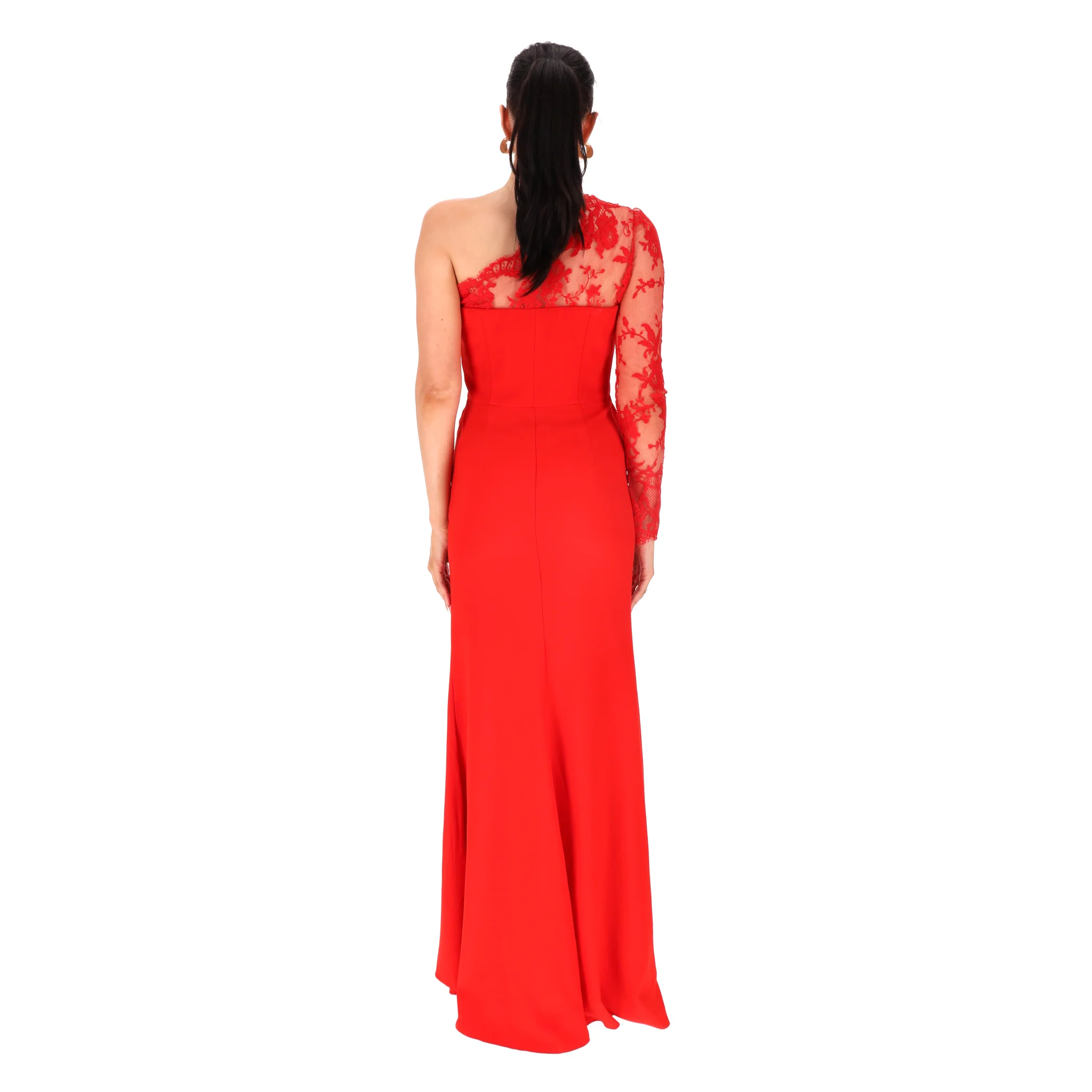 Alexander McQueen Lace Detail Evening Dress. Size XXS - Image 4
