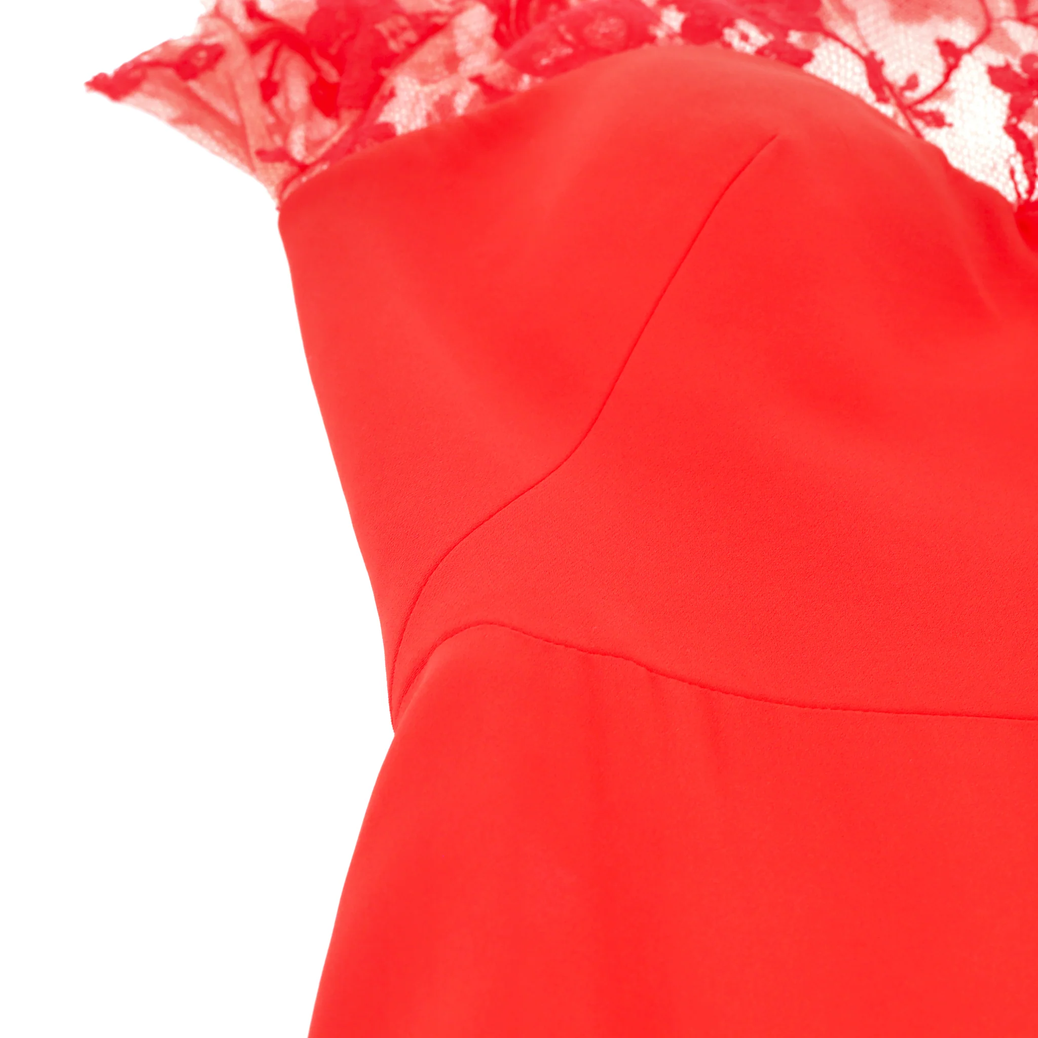 Alexander McQueen Lace Detail Evening Dress. Size XXS - Image 5