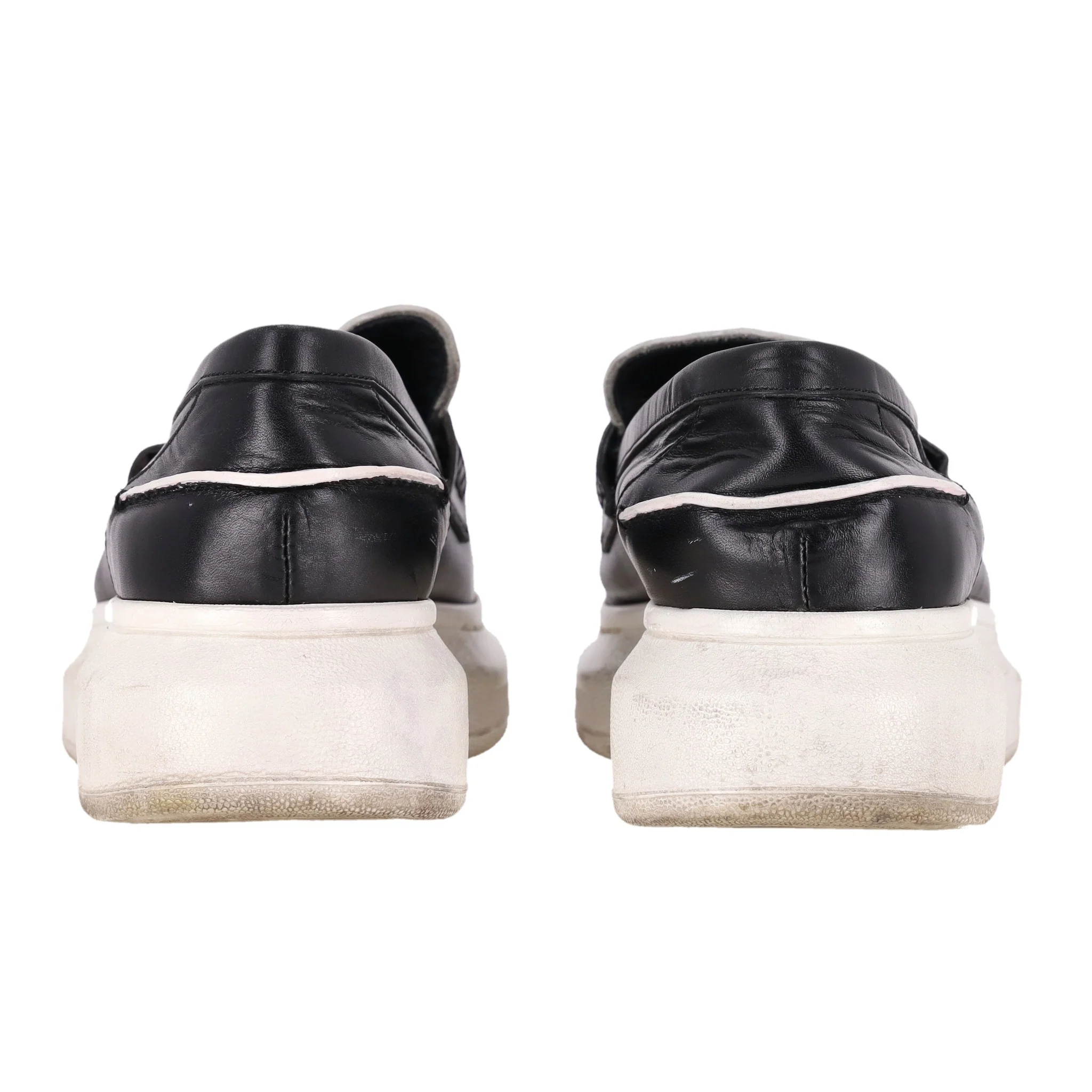 Alexander McQueen Leather Platform Loafers. Size 39 - Image 5