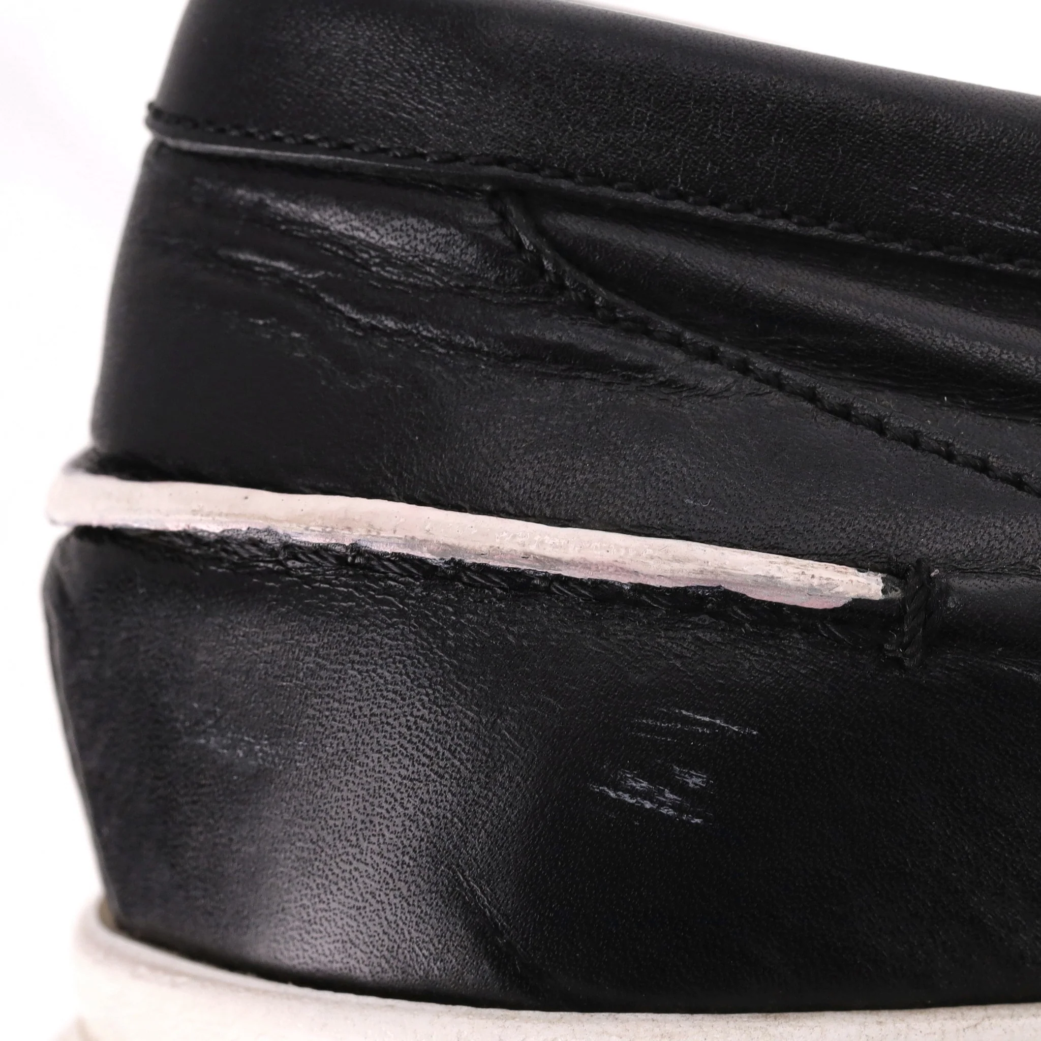 Alexander McQueen Leather Platform Loafers. Size 39 - Image 9