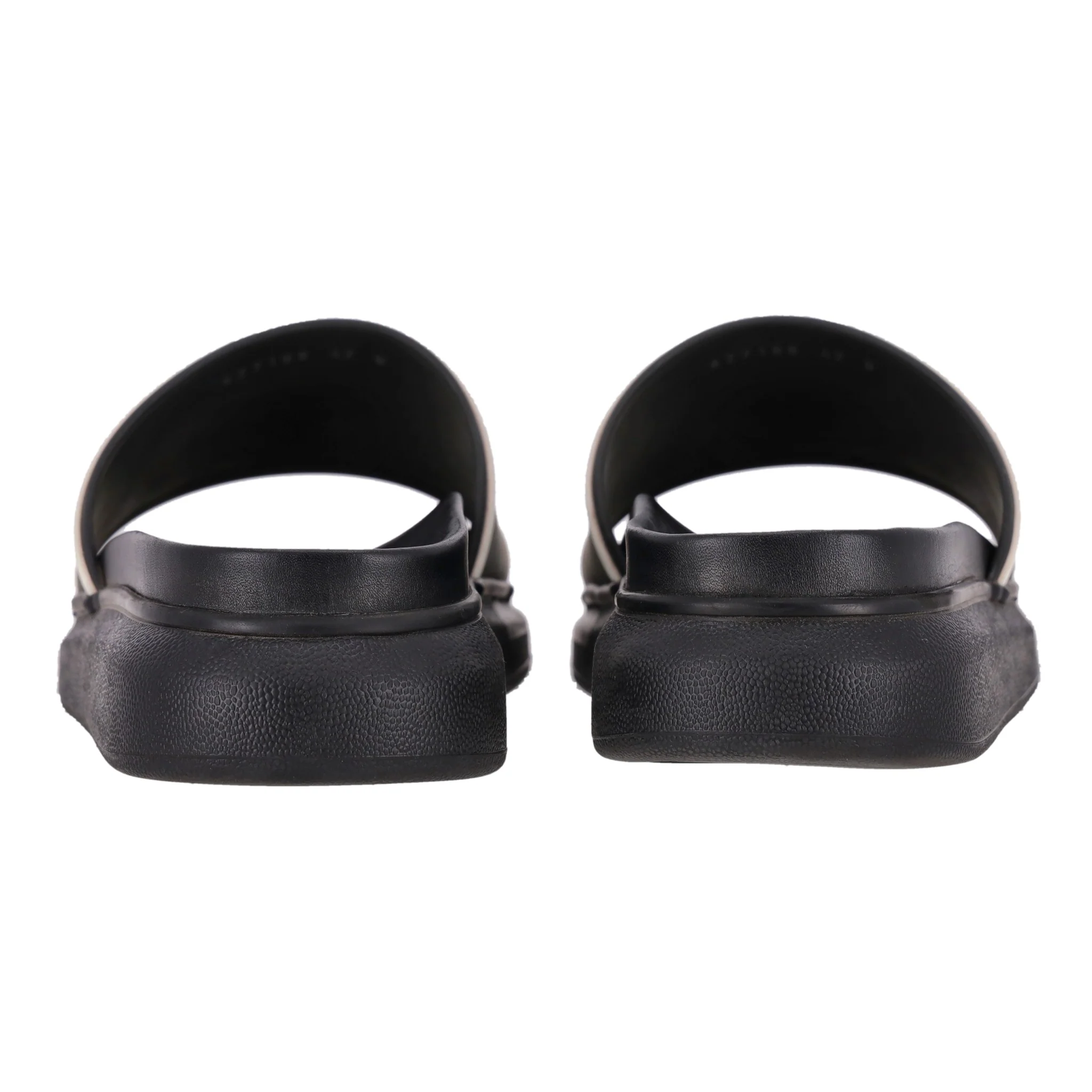 Alexander McQueen Logo Rubber Sliders. Size 42 - Image 5