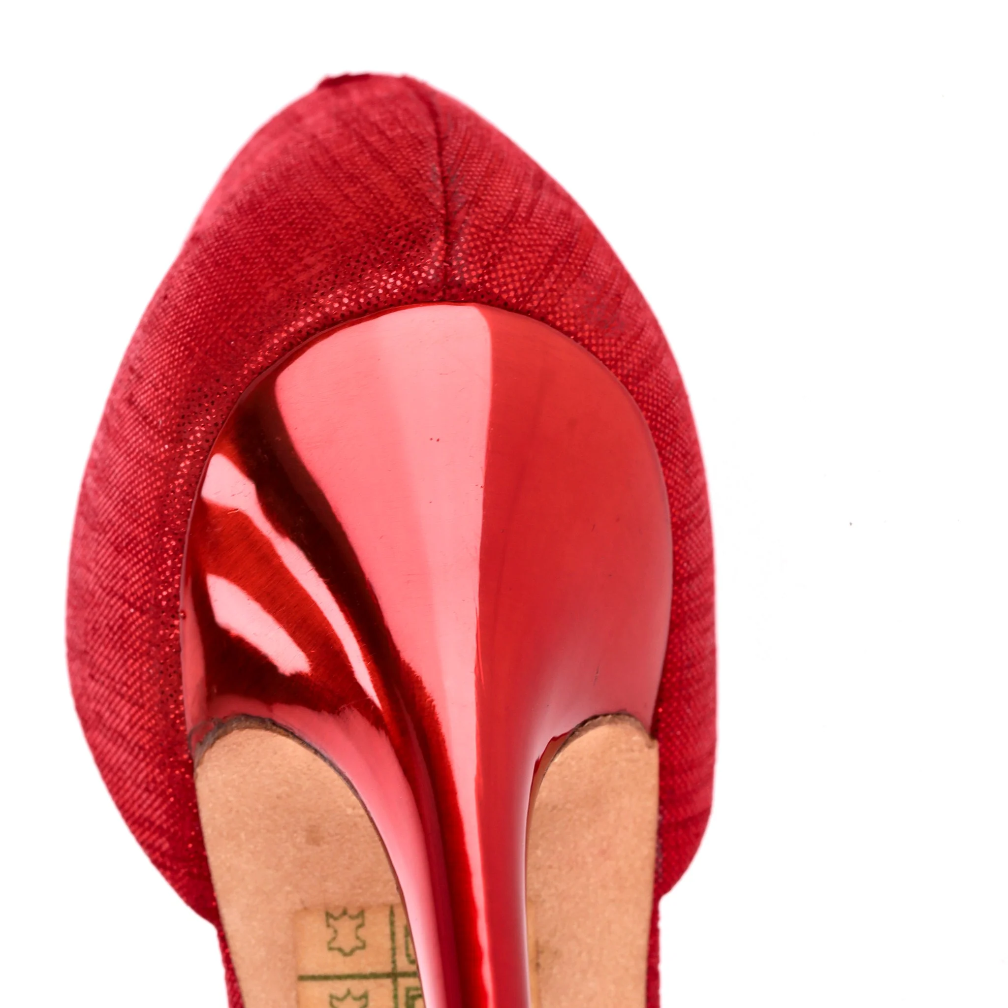 Alexander McQueen Metallic Fabric Flower Embellished Pumps. Size 37 - Image 11