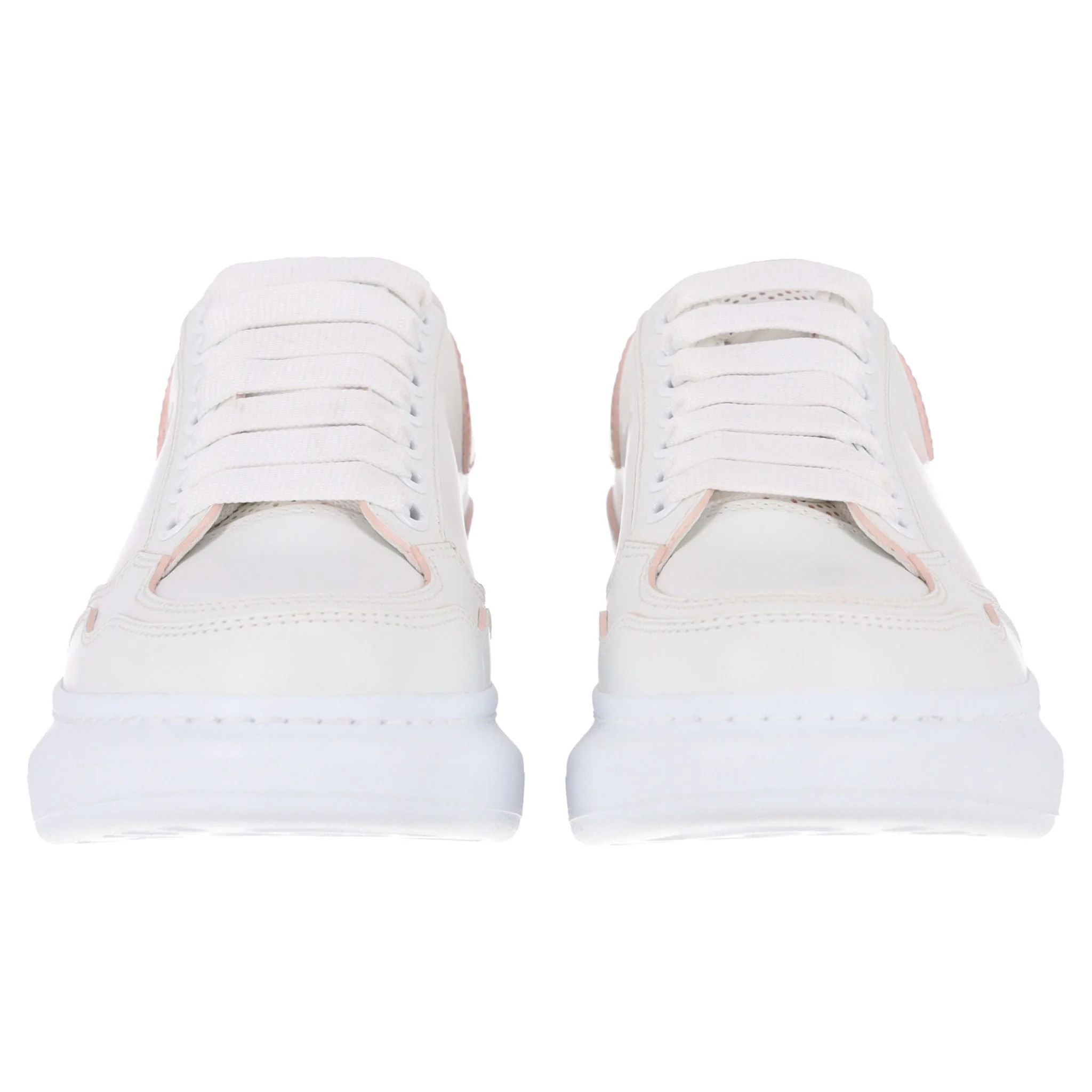 Alexander McQueen Oversized Low-Top Leather Sneakers. Size 39 - Image 3