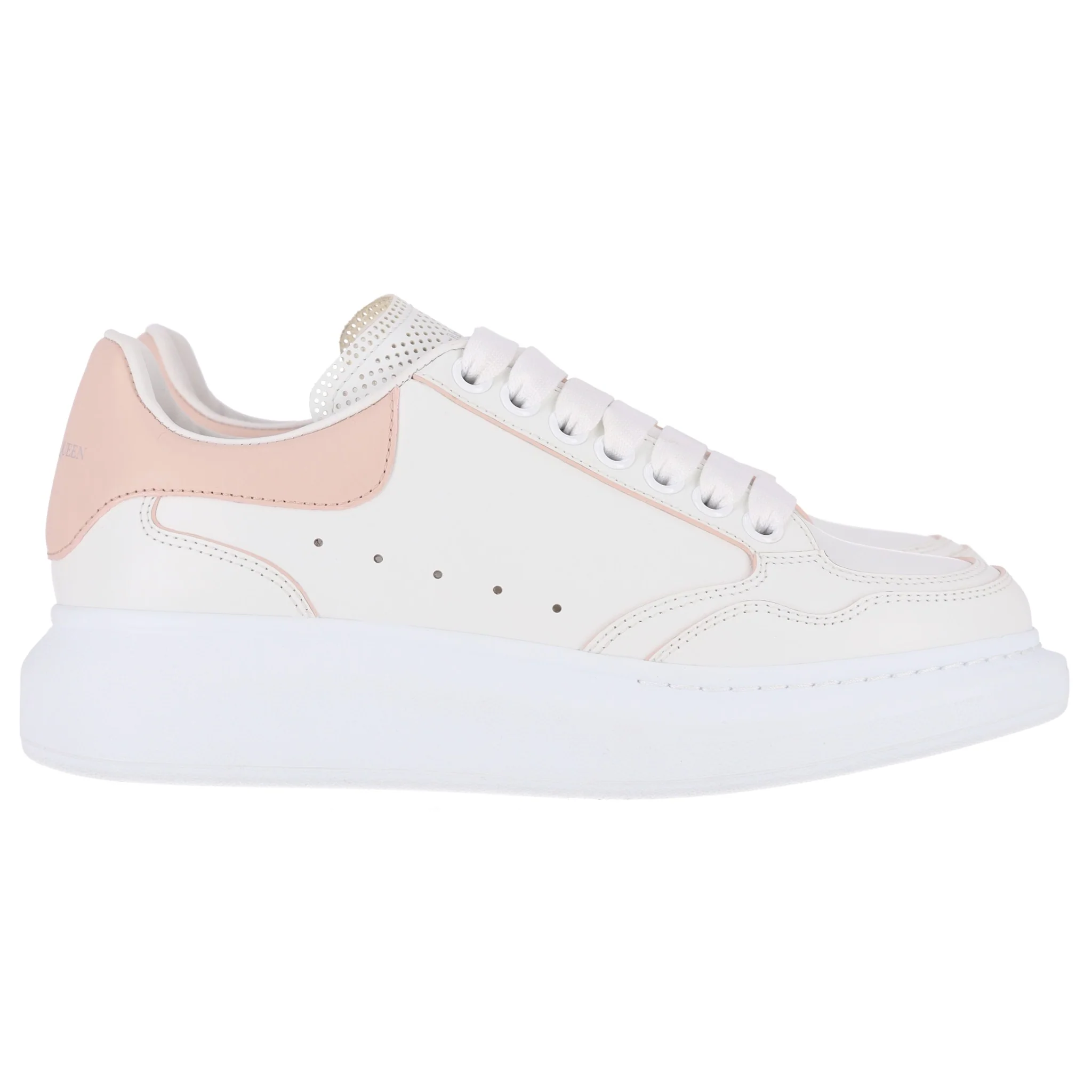 Alexander McQueen Oversized Low-Top Leather Sneakers. Size 39 - Image 4