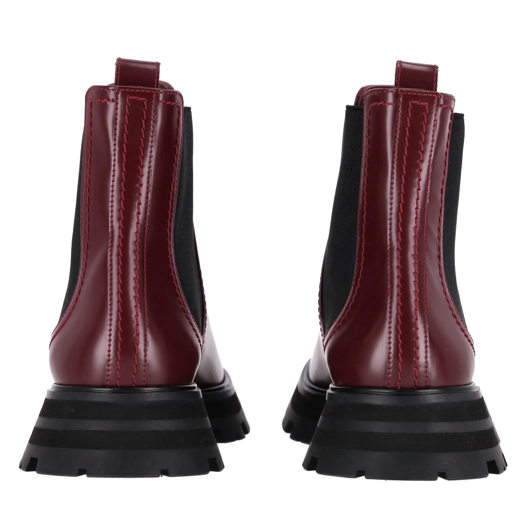 Alexander McQueen Wander Leather Chelsea Boots. Size 39 - Image 4