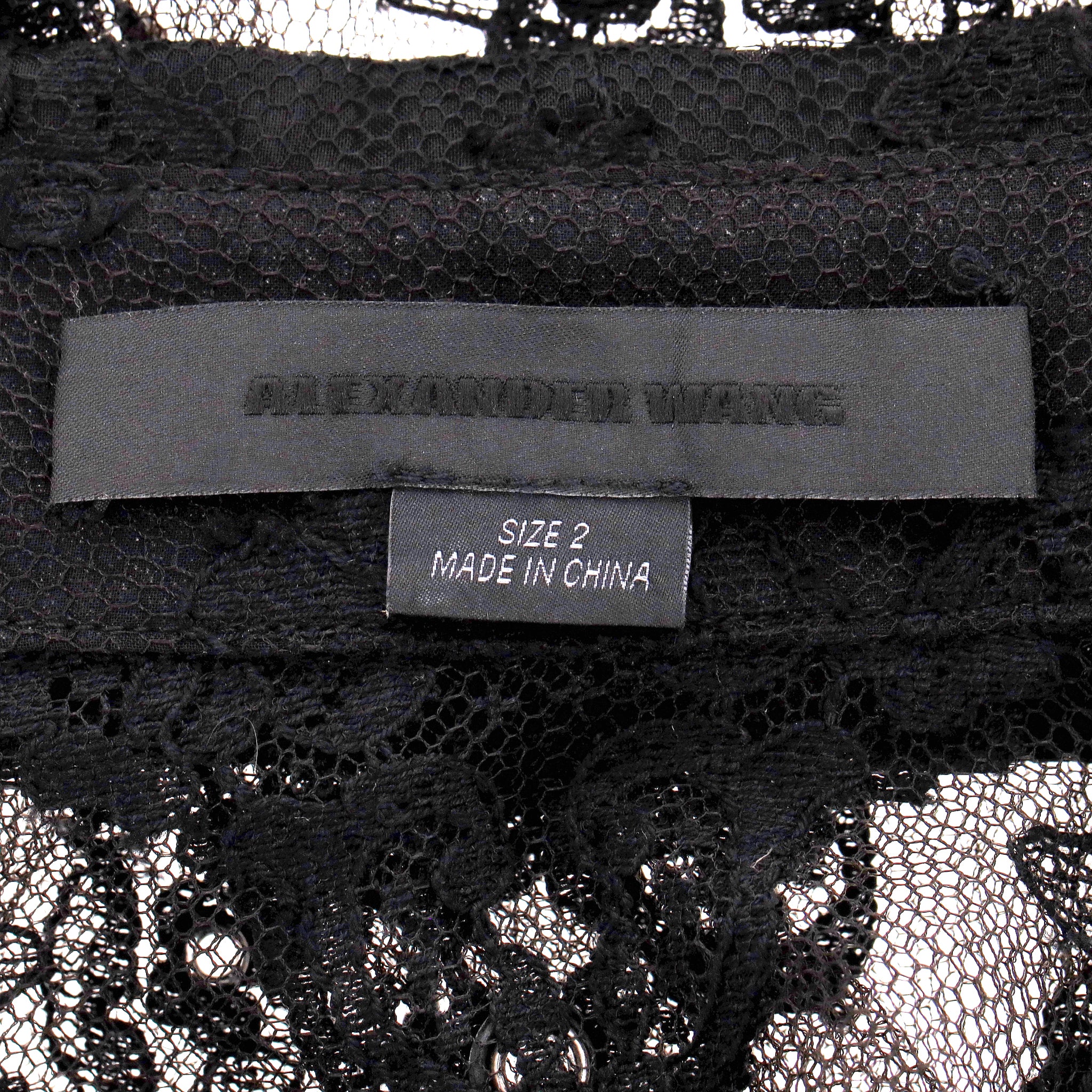 Alexander Wang Lace & Grommet  Blouse.Size 2 - Image 9
