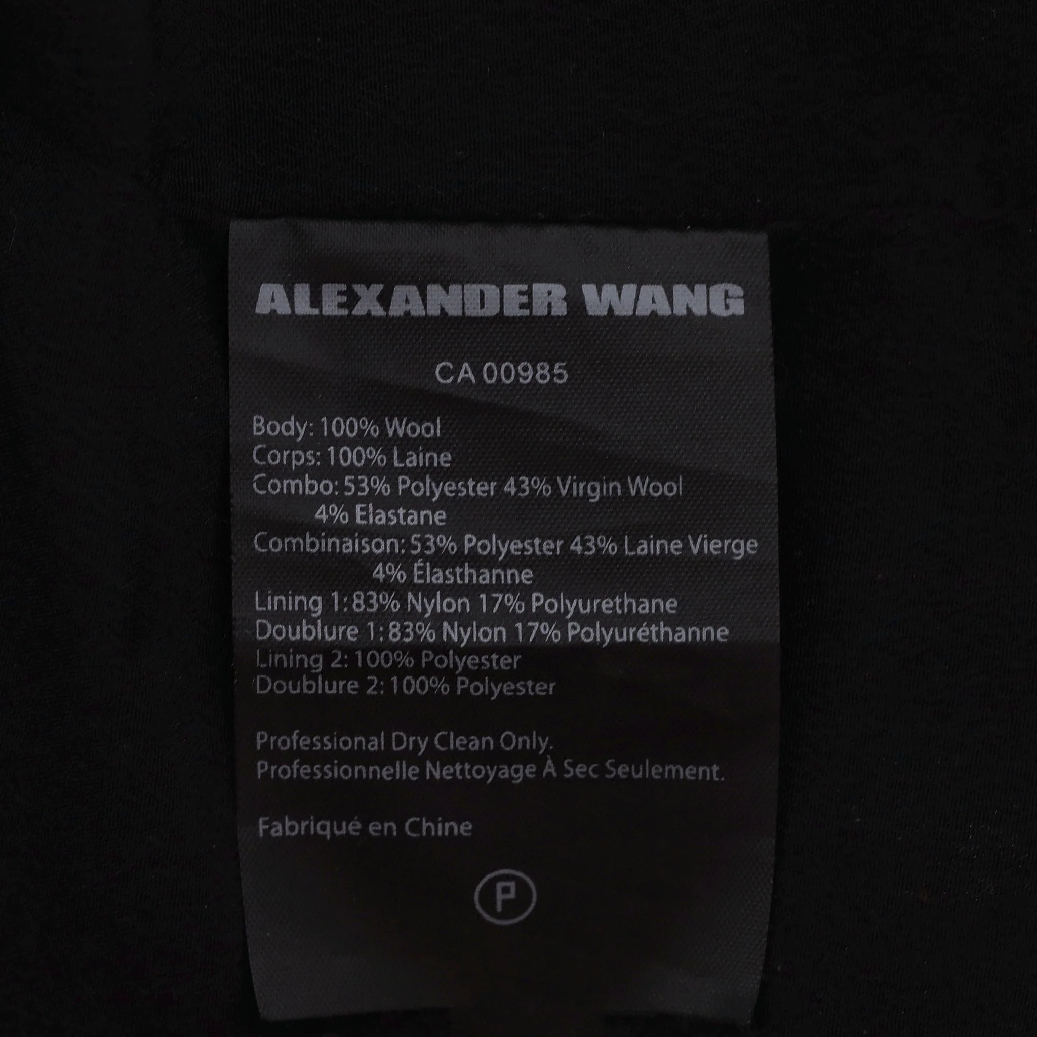 Alexander Wang Plaid Check Wool Camisole Dress. Size 8UK - Image 6