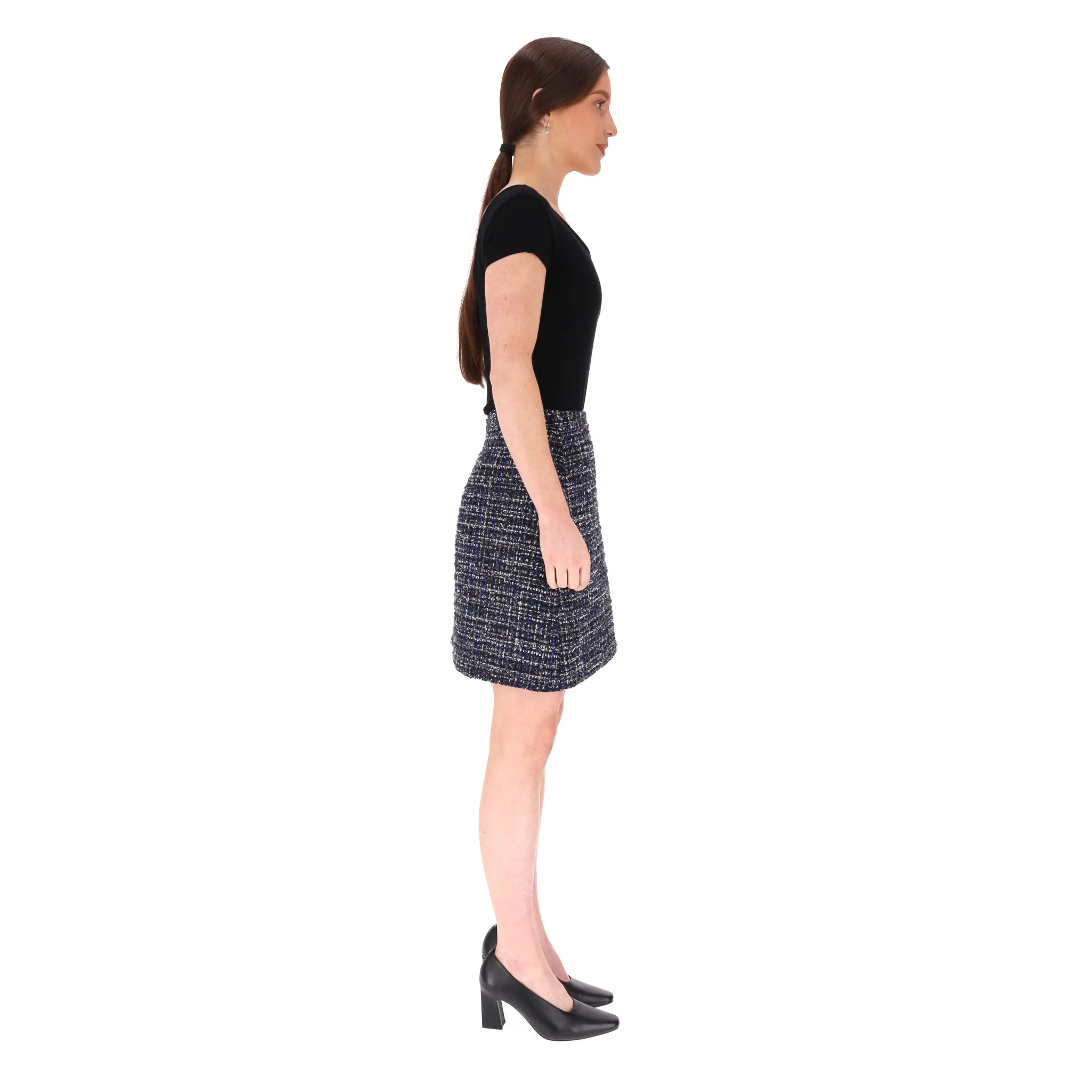 Alice + Olivia Tweed Skirt. Size M - Image 3