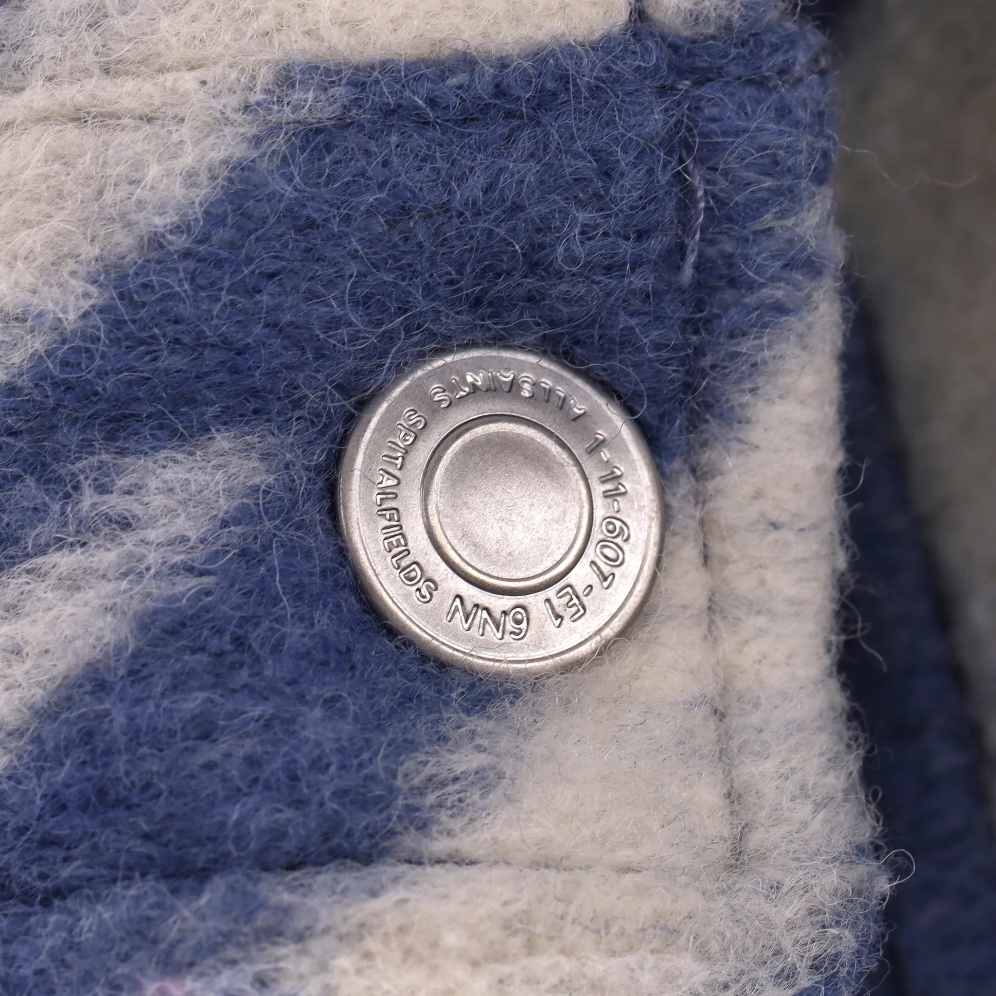 AllSaints Zebra Stripe Wool Shacket/Jacket. Size 12UK - Image 5