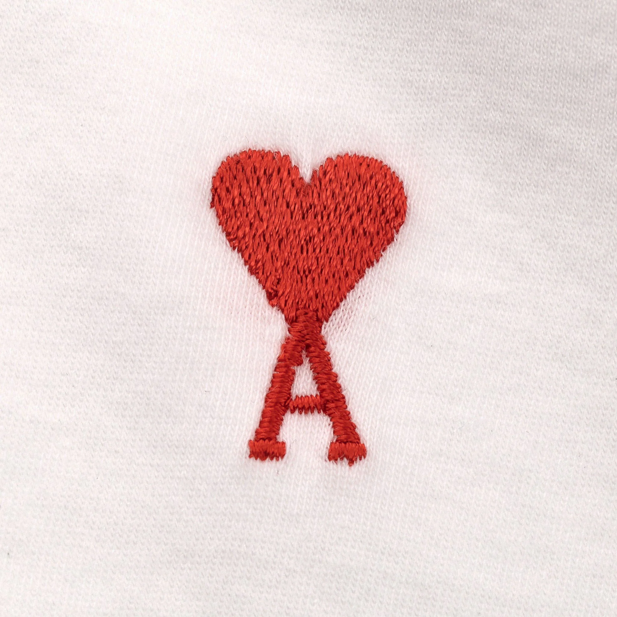 Ami Paris Ami De Coeur Cotton Logo T-Shirt. Size XS - Image 5