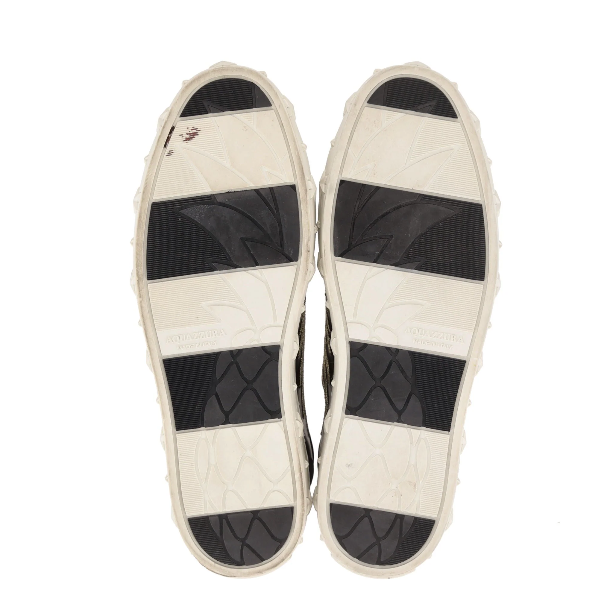 Aquazzura Sunray Leather Sneakers. Size 38.5 - Image 6