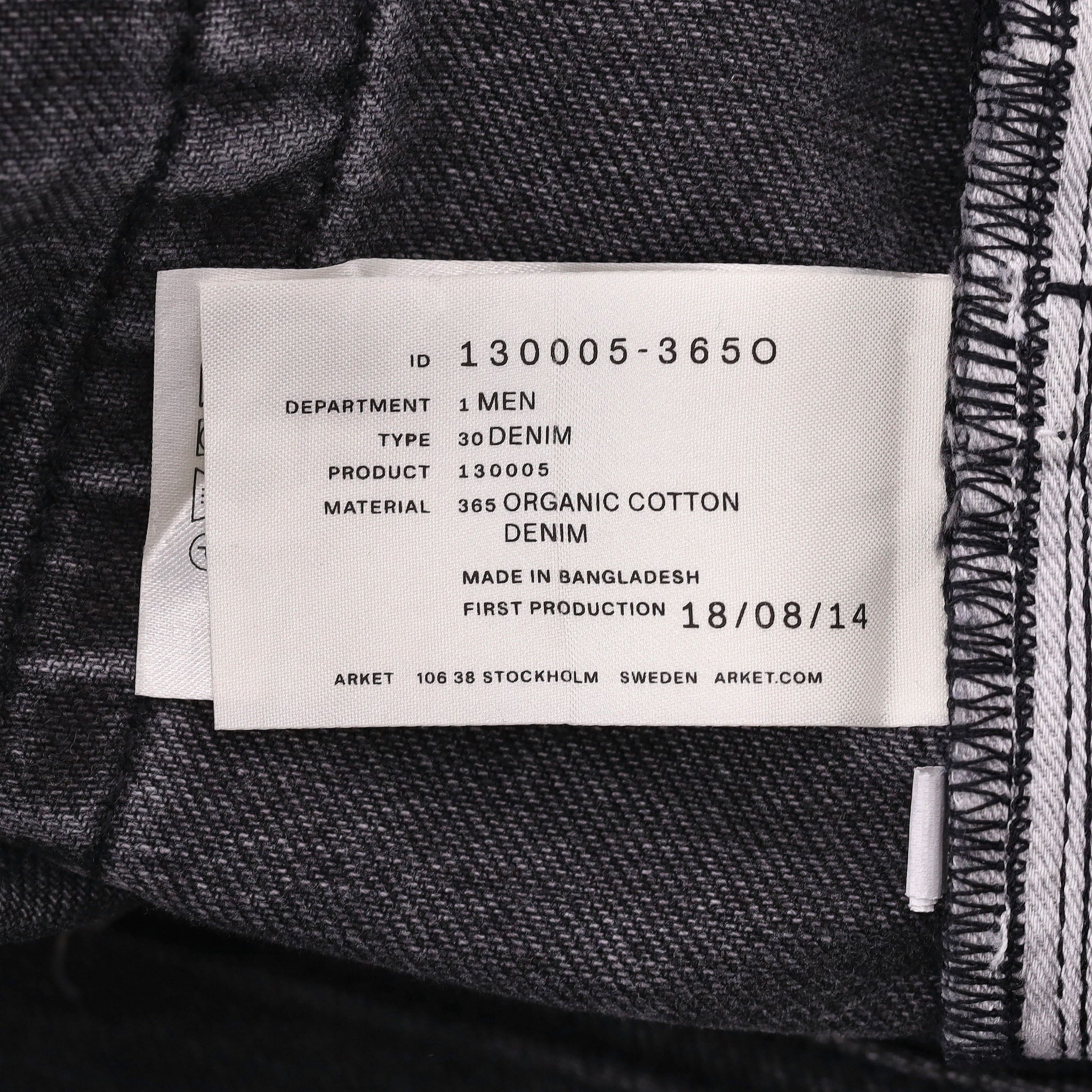 Arket Cropped Cotton Jeans. Size W30 - Image 7