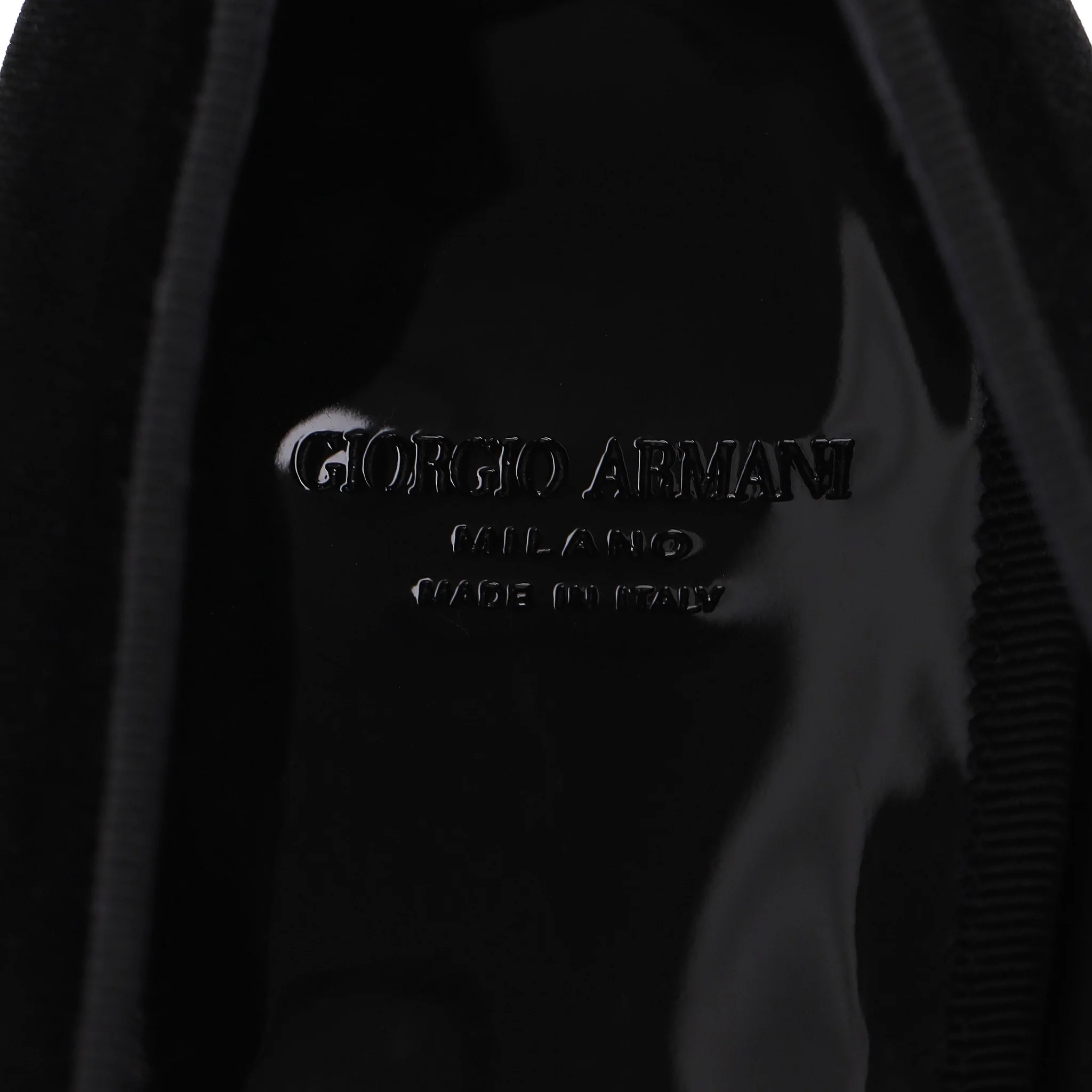 Giorgio Armani Logo Embroidered Velvet Loafers. Size 42 - Image 7