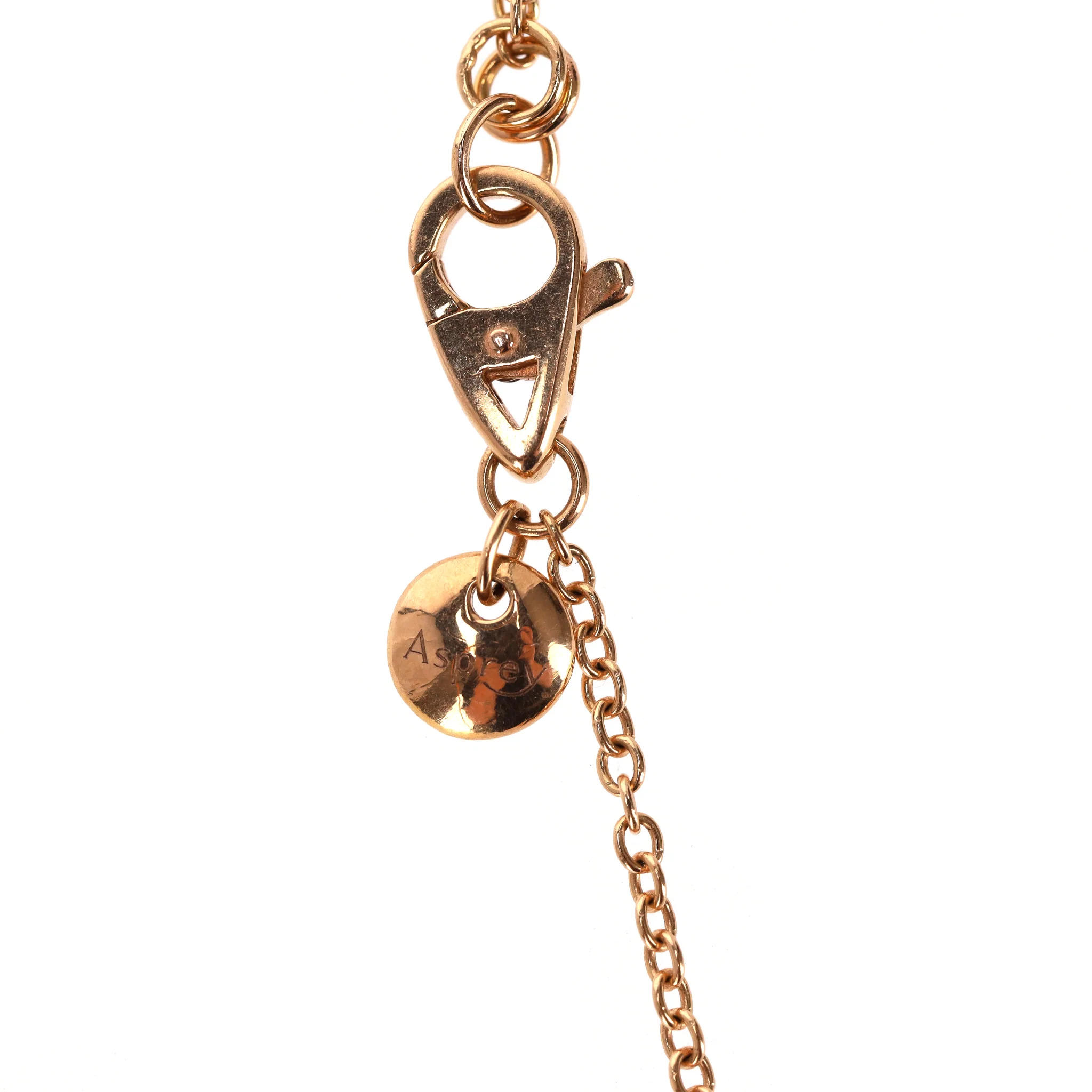 Asprey Chaos Pendant With Amethyst, Kunzite & Diamond In 18k Rose Gold Necklace - Image 8