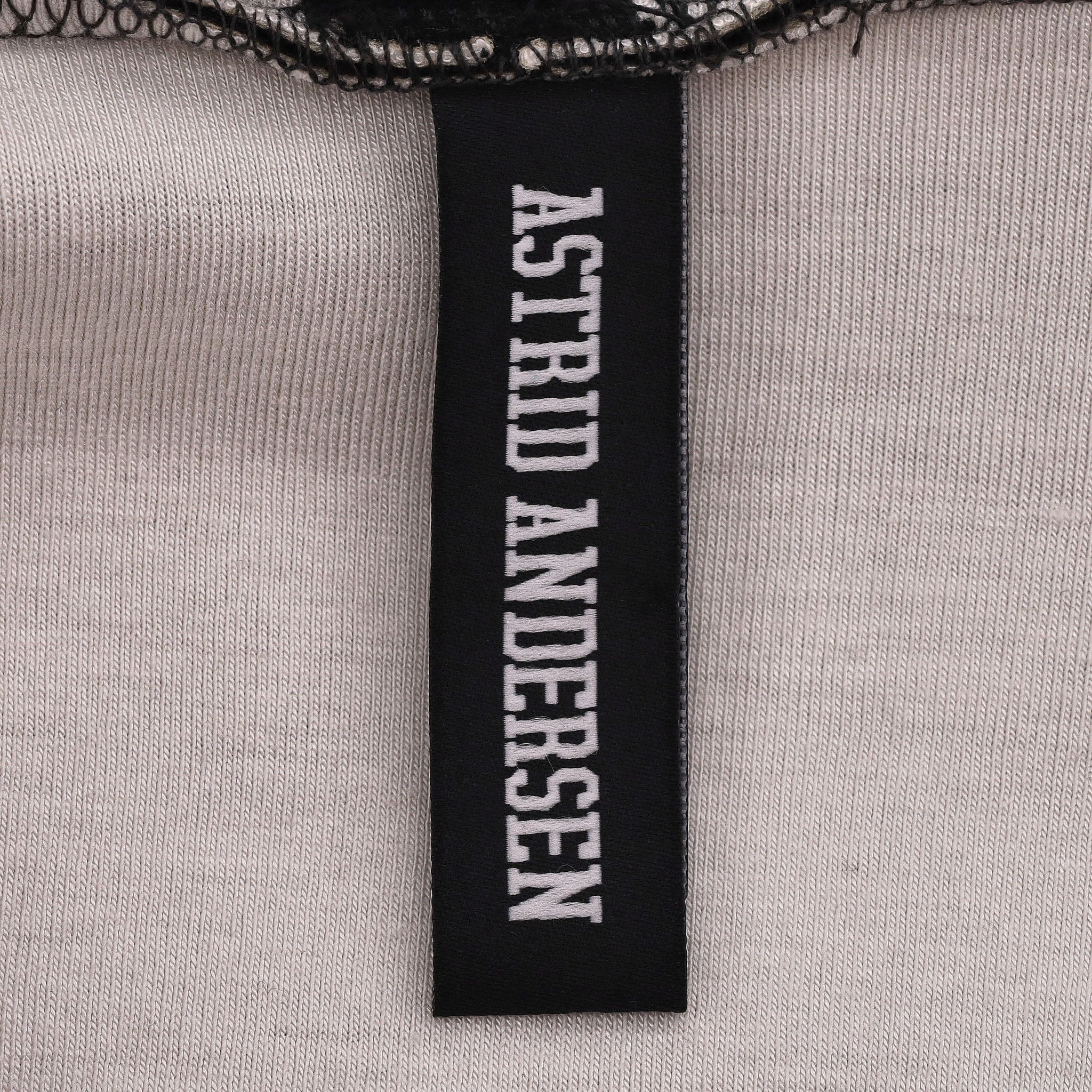 Astrid Andersen Holographic Logo Prints Hoodie. Size L - Image 8