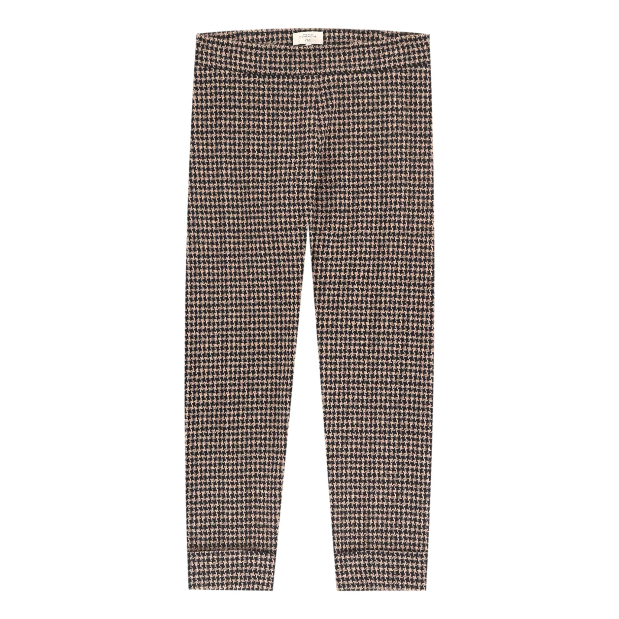 Avenue Montaigne Houndstooth Pattern Cotton Blend Trousers. Size 2US