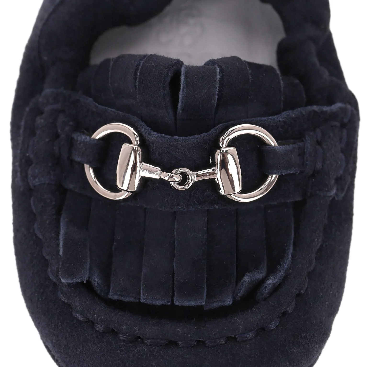 Gucci Baby Horsebit Suede Loafers/Slippers. Size 18 - Image 5