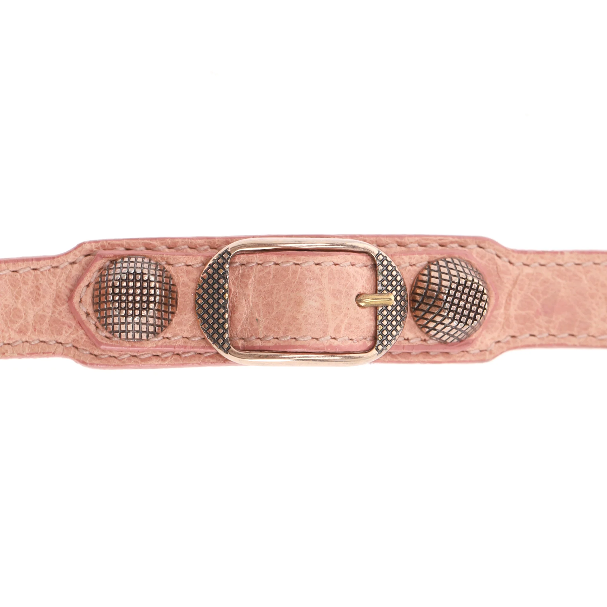 Balenciaga ‘Arena’ Triple Wrap Leather Stud Bracelet - Image 3
