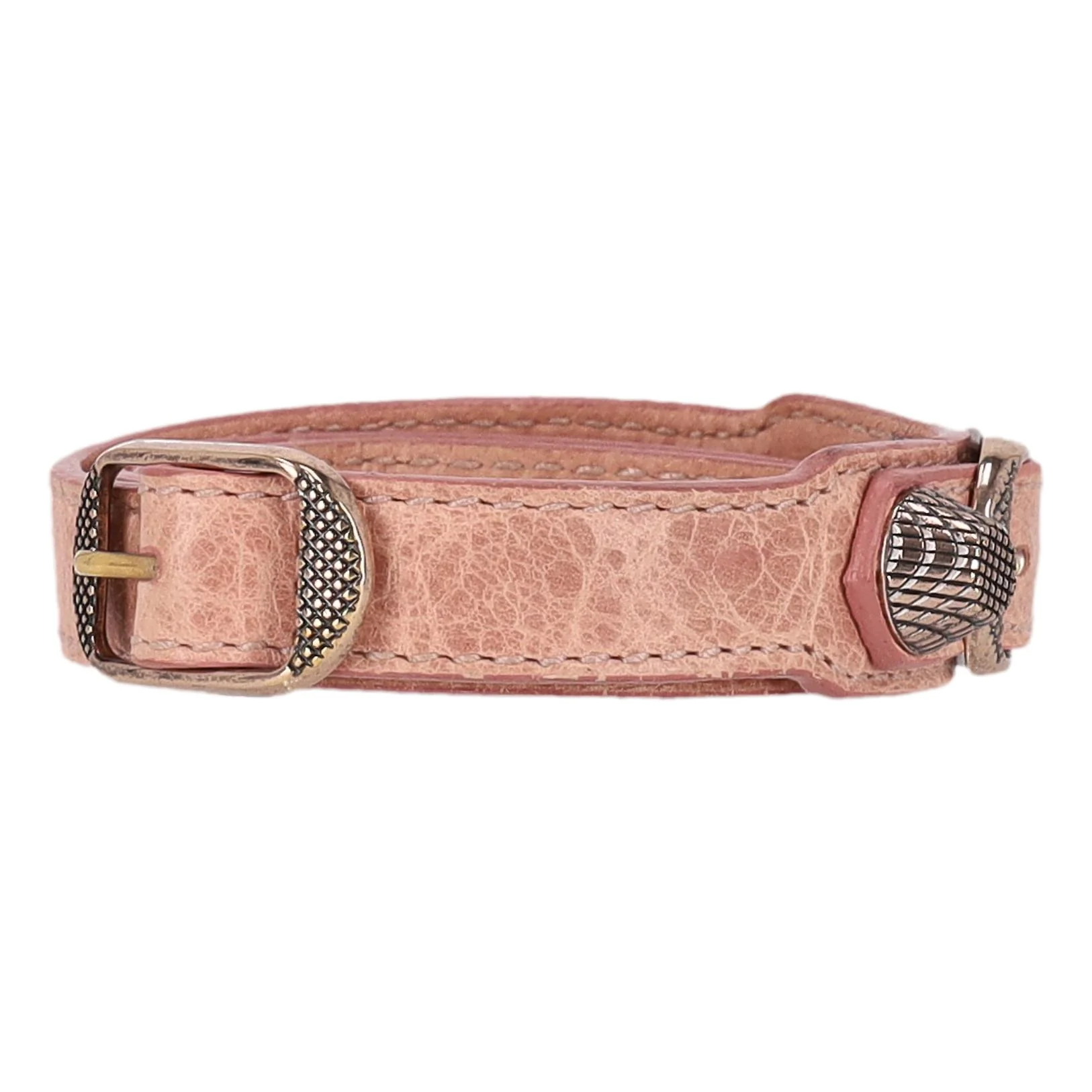 Balenciaga ‘Arena’ Triple Wrap Leather Stud Bracelet - Image 4