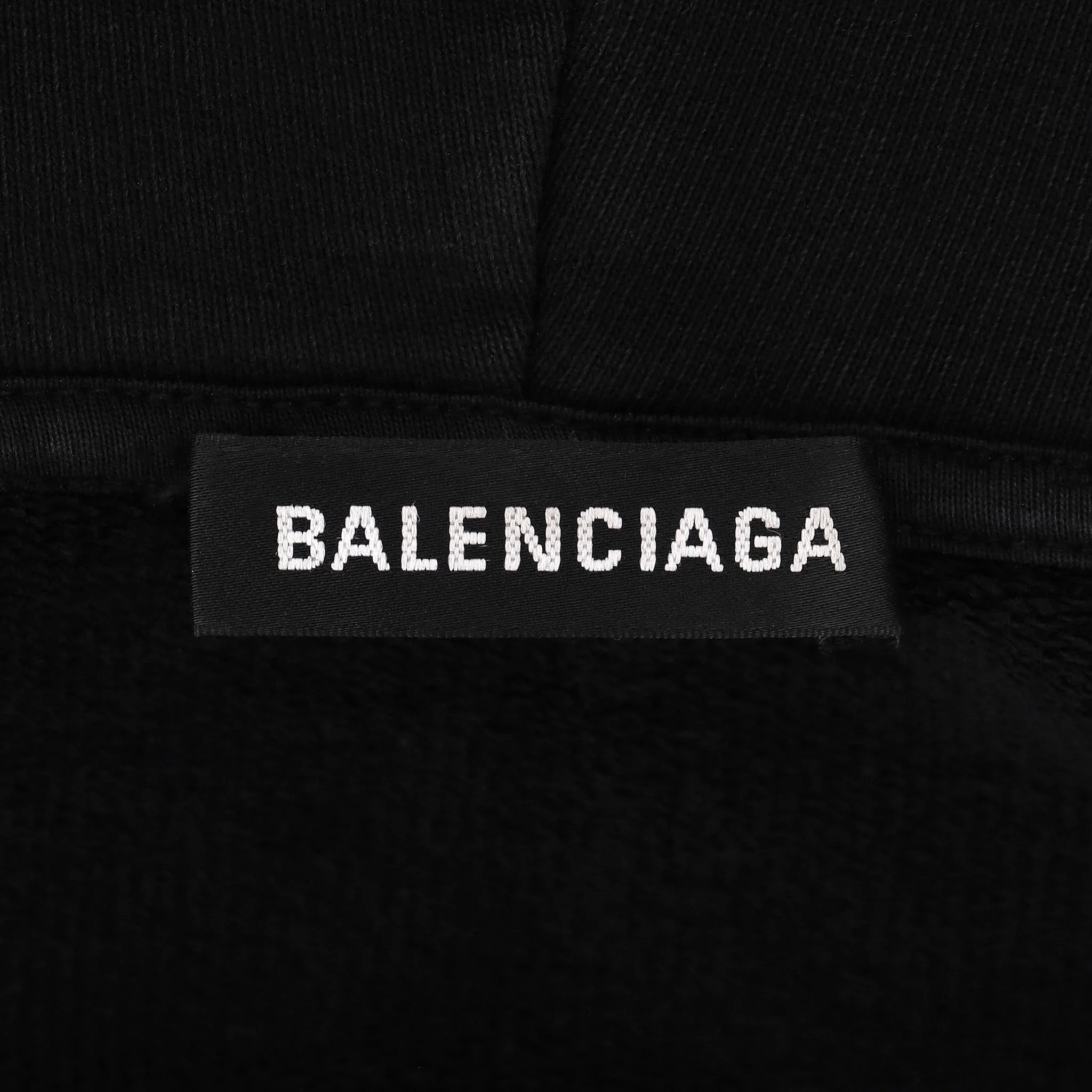 Balenciaga Cotton Logo Hoodie. Size L - Image 5