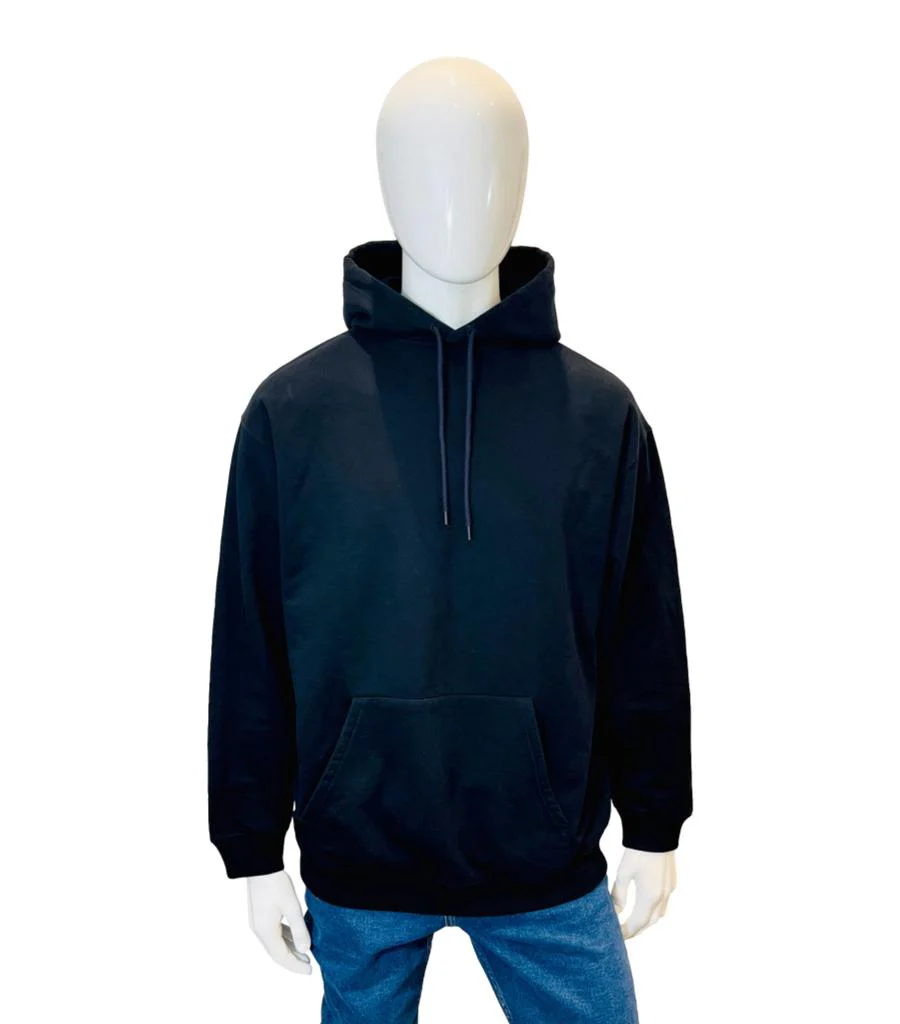 Balenciaga Logo Cotton Hoodie. Size L - Image 3