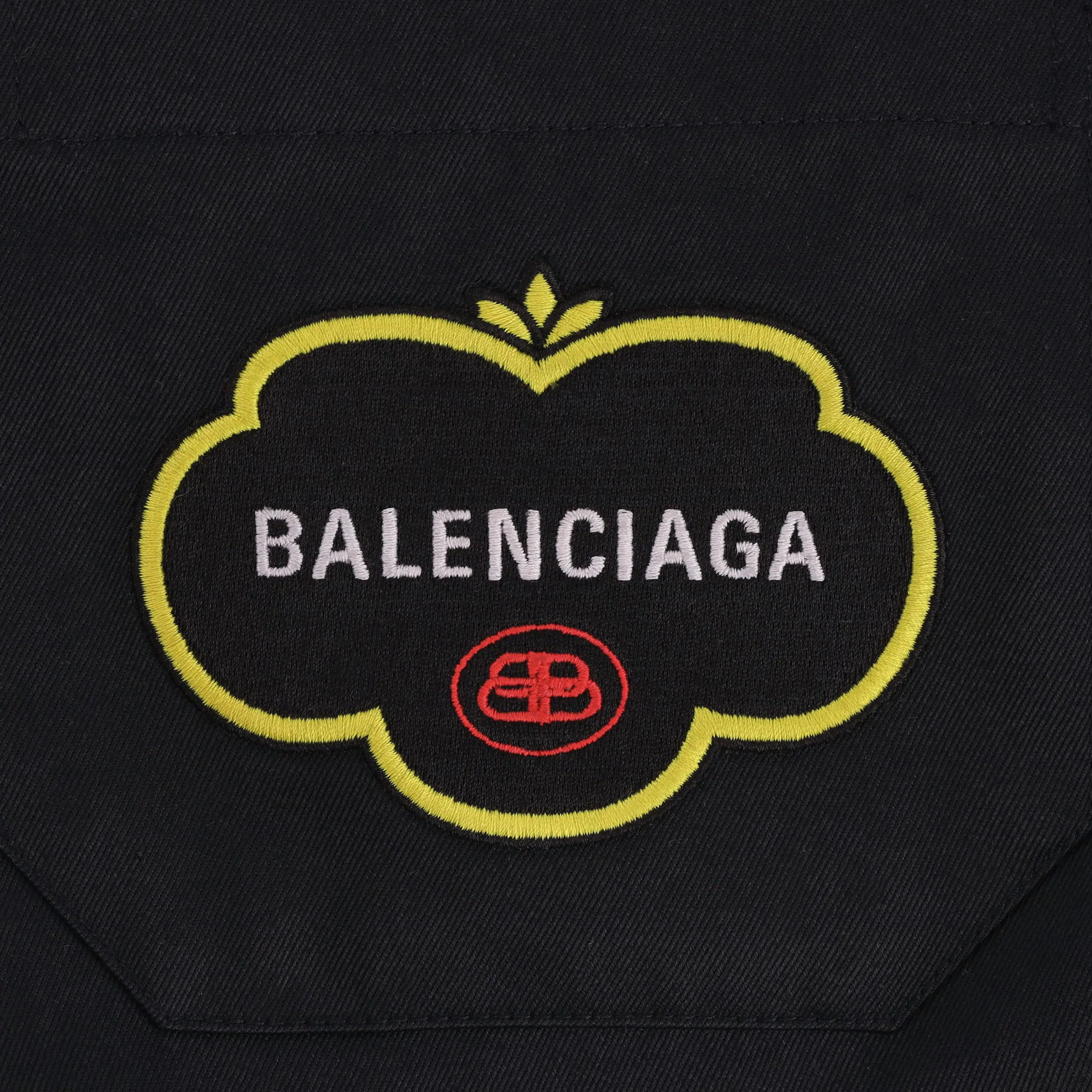 Balenciaga Double-Sleeve Logo Shirt. Size 38IT - Image 5