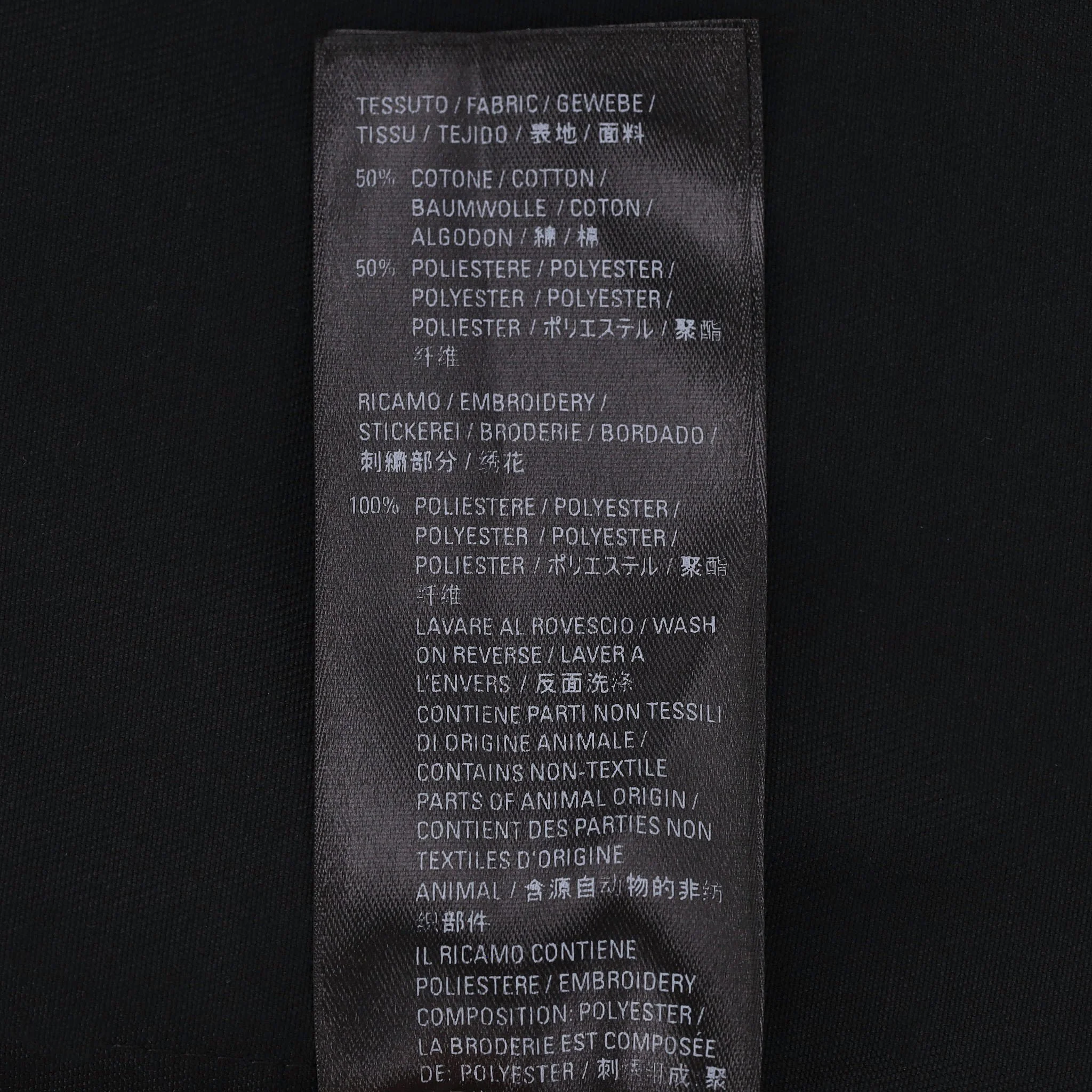 Balenciaga Double-Sleeve Logo Shirt. Size 38IT - Image 8