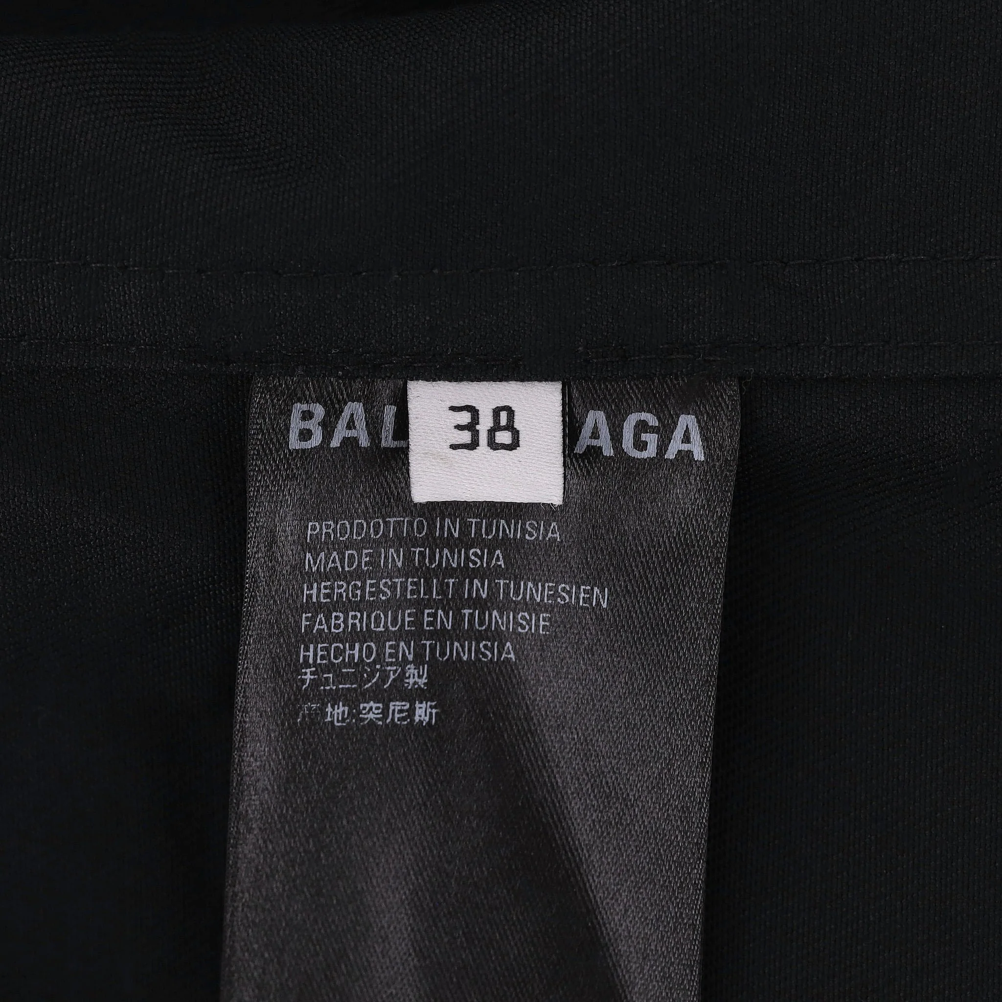 Balenciaga Double-Sleeve Logo Shirt. Size 38IT - Image 9