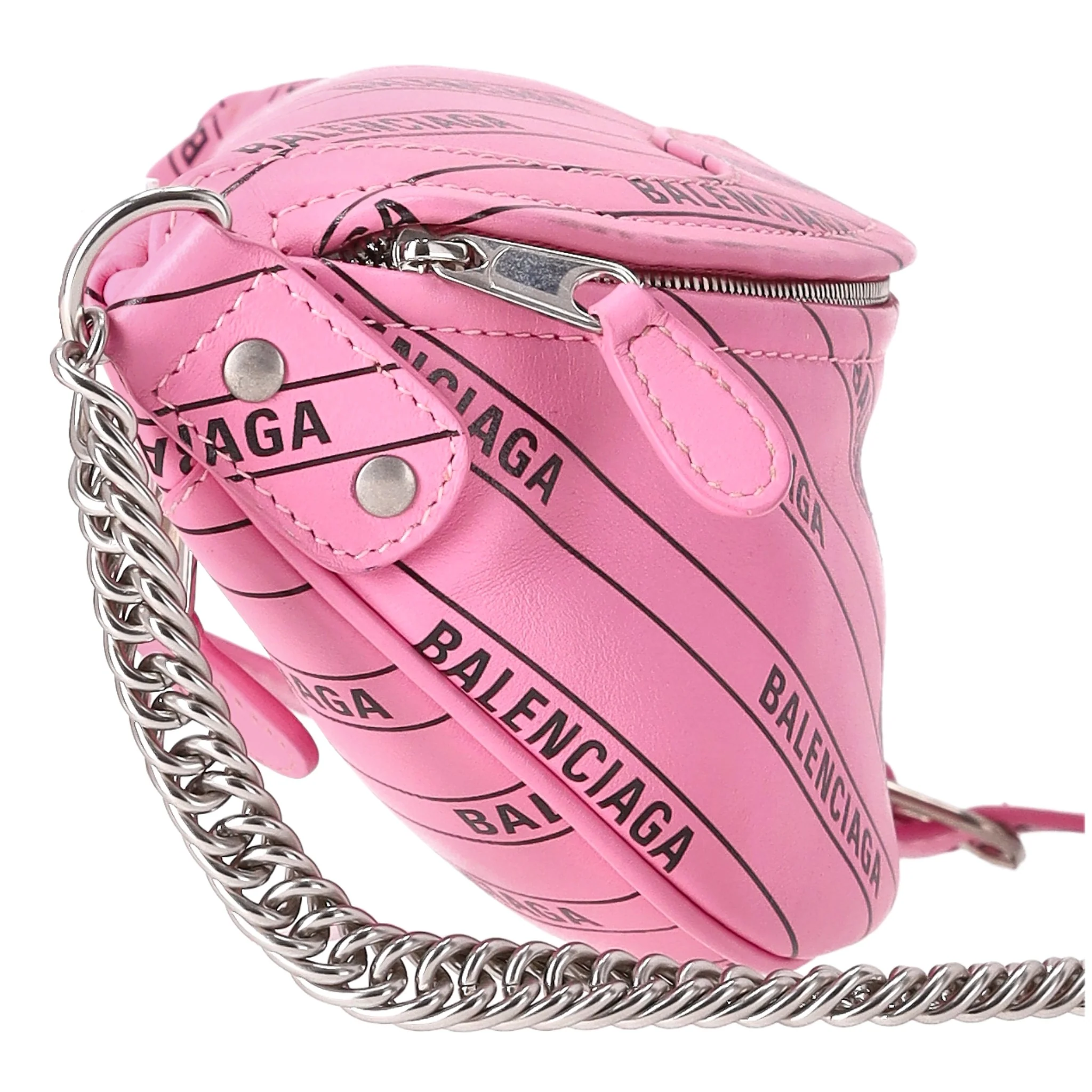 Balenciaga Logo Souvenir Leather Belt Bag - Image 3