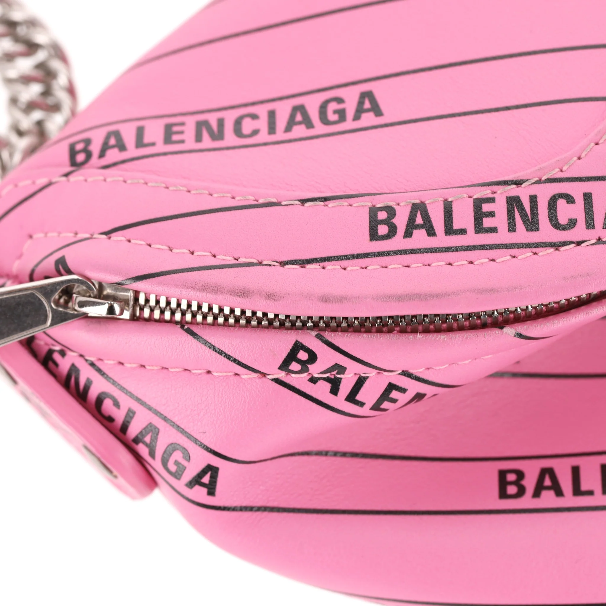 Balenciaga Logo Souvenir Leather Belt Bag - Image 9