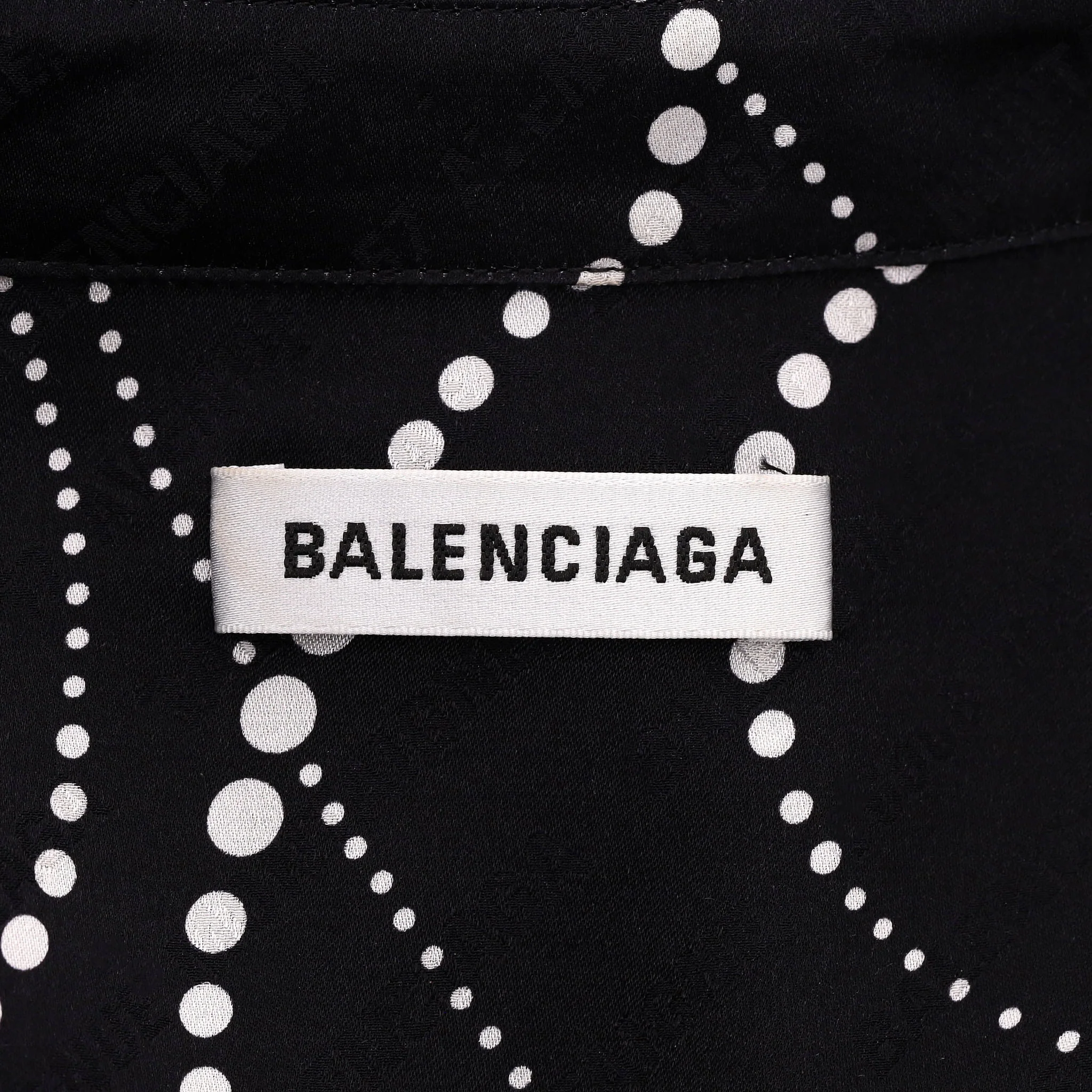 Balenciaga Printed Silk Shirt. Size 34FR - Image 6
